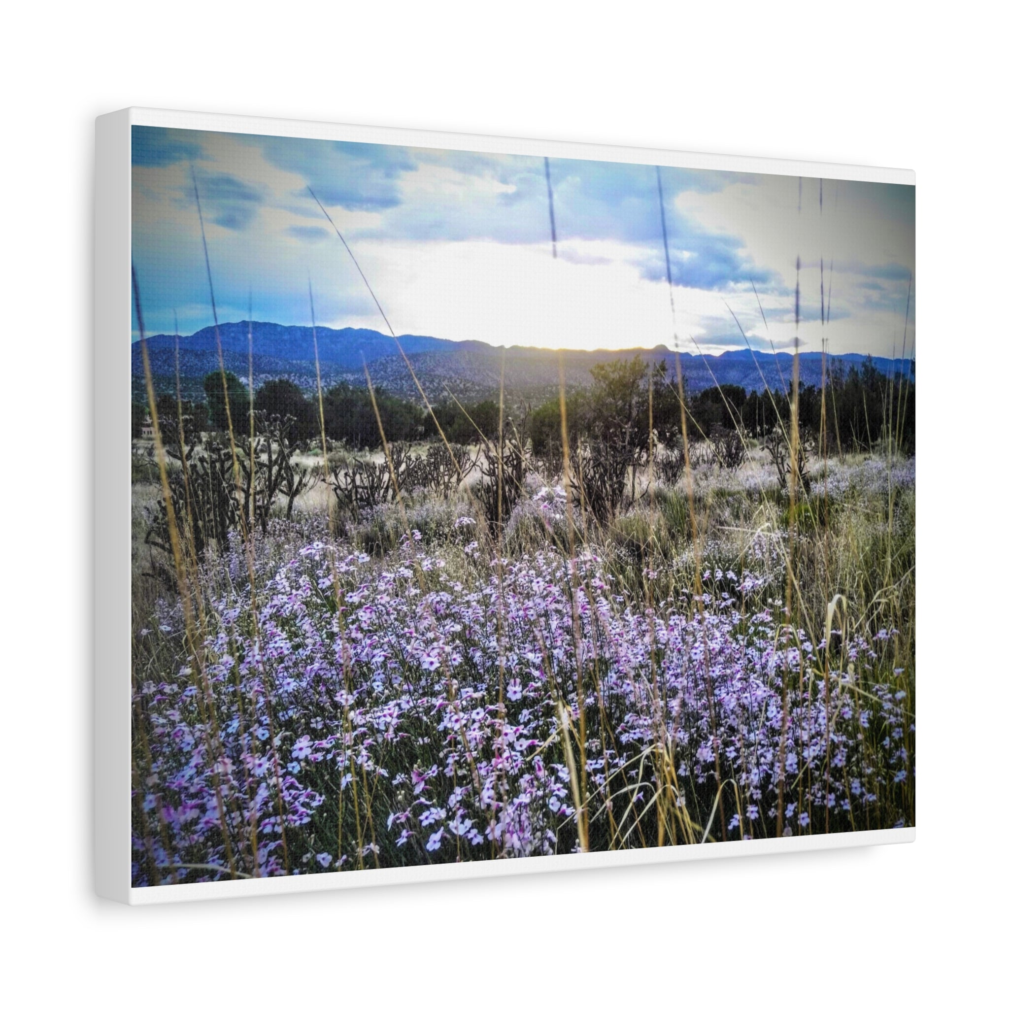 Framed Botanical Wall Art, Floral Canvas Print, Nature Decor, Home Interior Art, Gift for Garden Lovers, Beautiful Flower Landscape