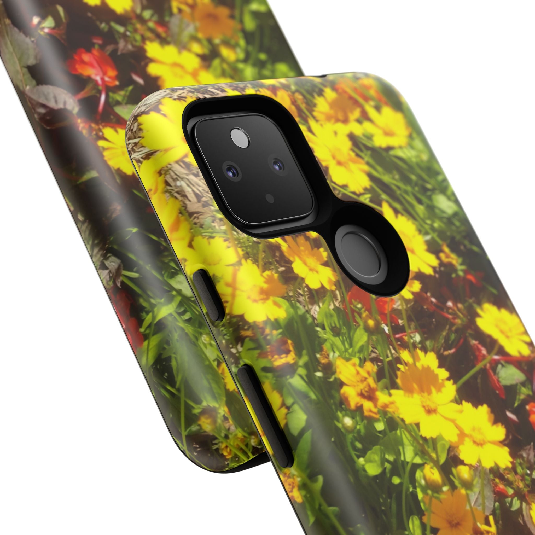 Floral Phone Case - Tough Cases with Vibrant Yellow Flowers, Protective Floral Cover, Spring Decor, Gift Idea for Nature Lovers, [...]