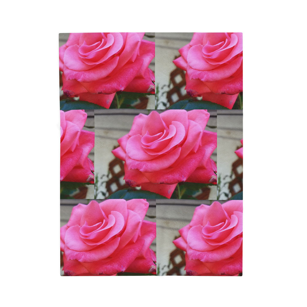 Cozy Floral Velveteen Plush Blanket | Perfect for Home Decor, Gifting, Pets, and Cozy Nights, Floral Throw Blanket