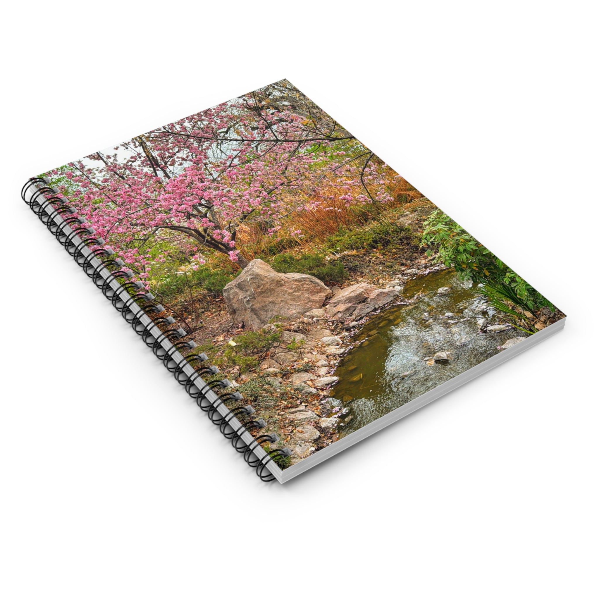 Cherry Blossom Spiral Notebook - Perfect for Journaling, Note-Taking, Gifts, Academic Use, Spring Inspiration