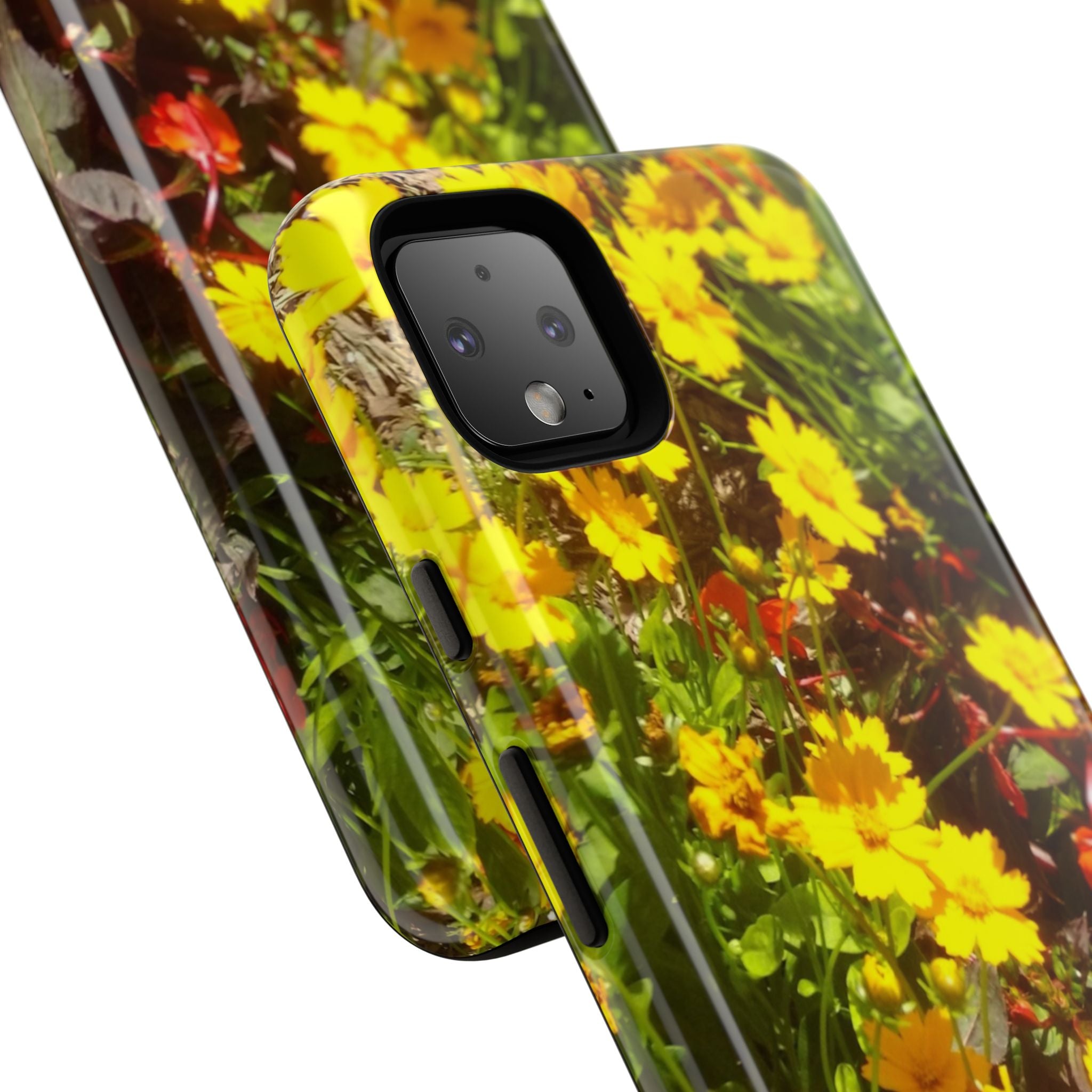 Floral Phone Case - Tough Cases with Vibrant Yellow Flowers, Protective Floral Cover, Spring Decor, Gift Idea for Nature Lovers, [...]