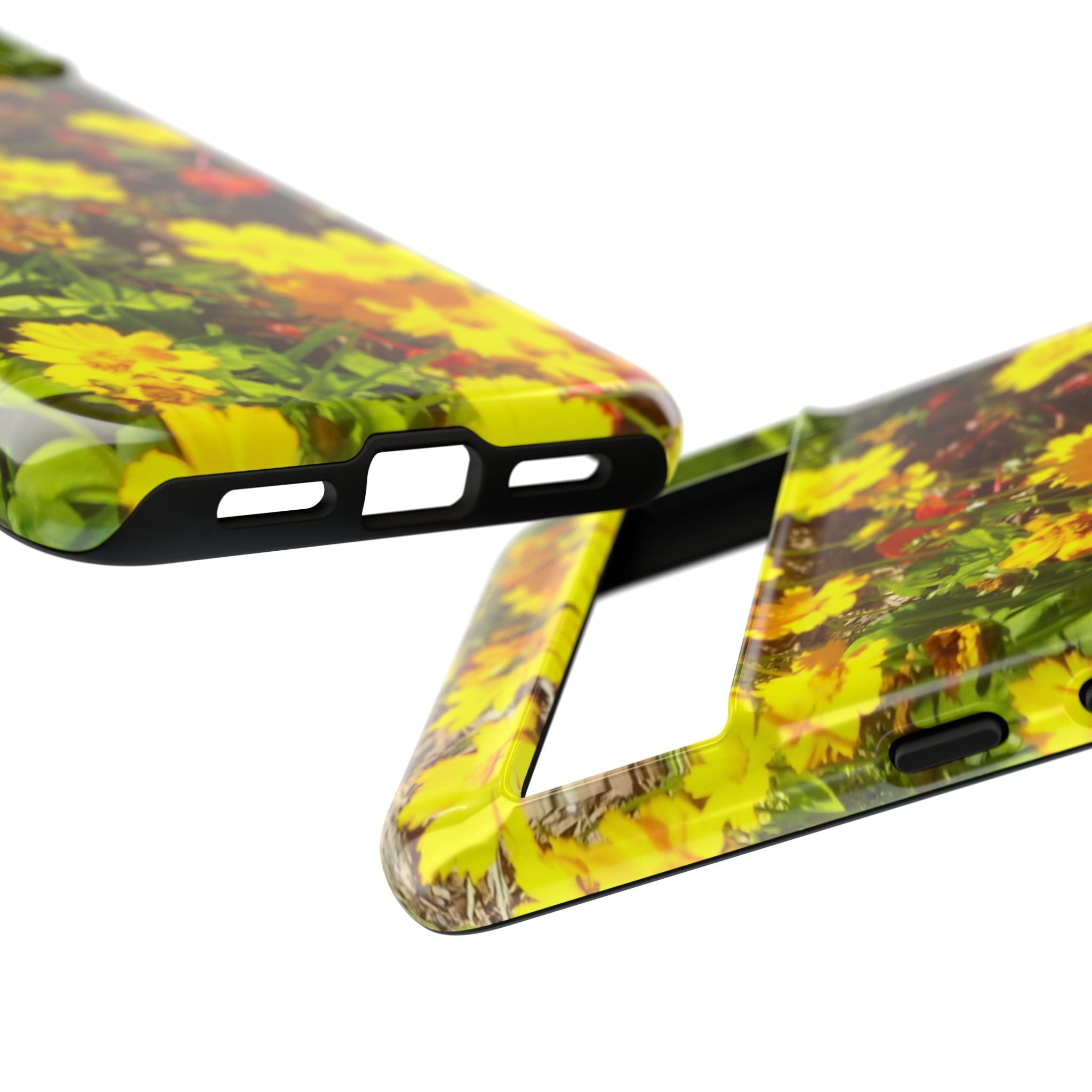 Floral Phone Case - Tough Cases with Vibrant Yellow Flowers, Protective Floral Cover, Spring Decor, Gift Idea for Nature Lovers, [...]