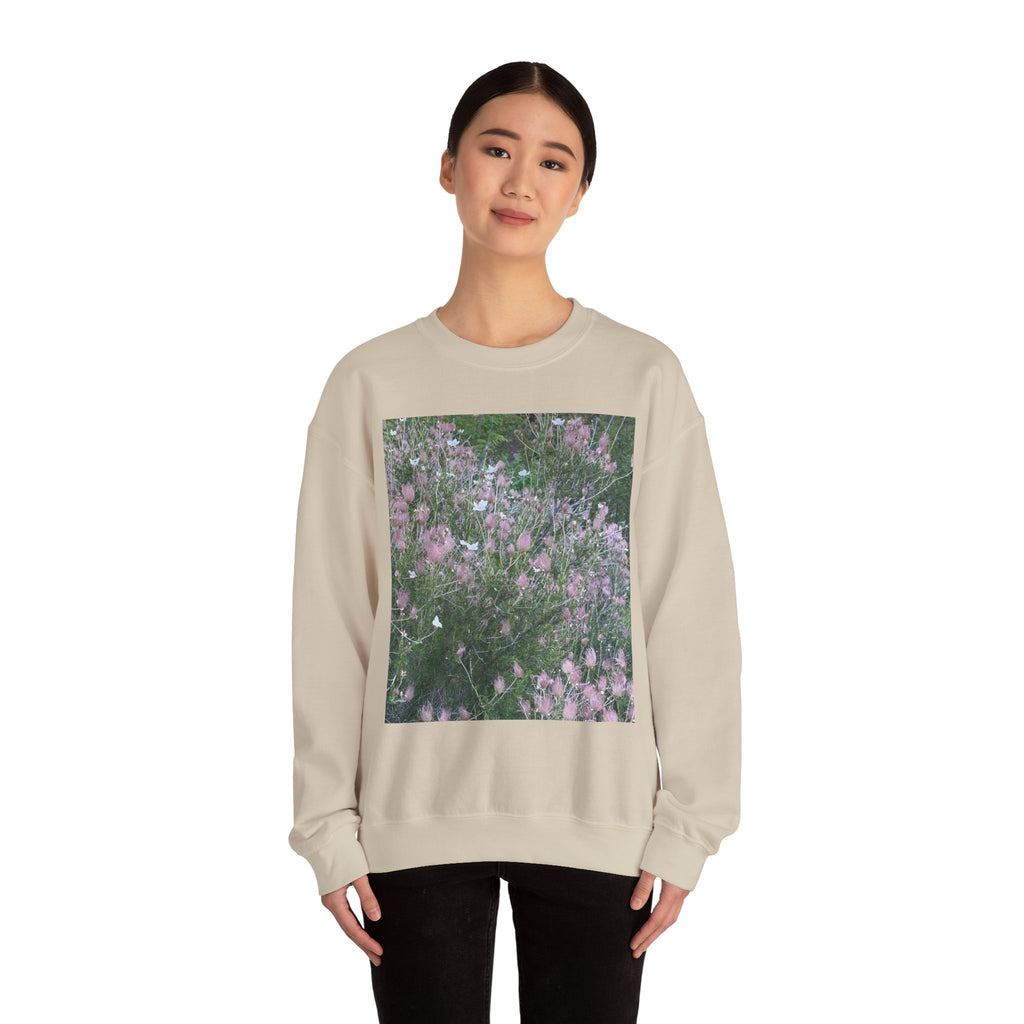 Floral Graphic Crewneck Sweatshirt | Cozy Unisex Apparel, Casual Wear, Plant Lover Gift, Spring Fashion, Everyday Comfort