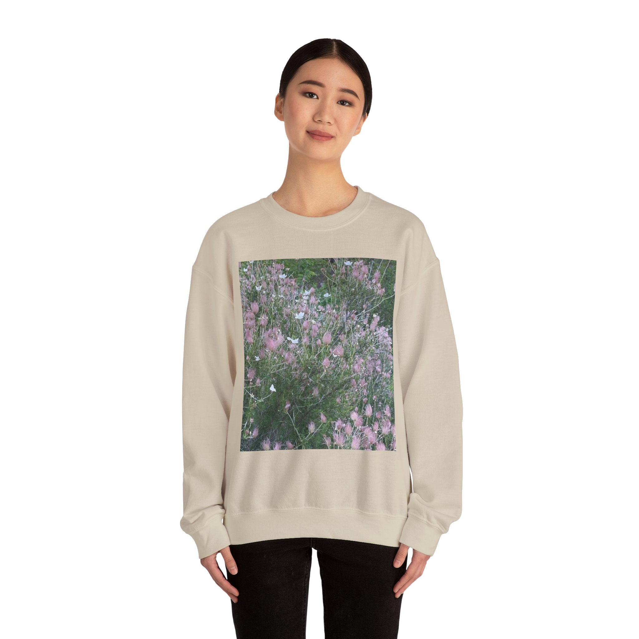 Floral Graphic Crewneck Sweatshirt | Cozy Unisex Apparel, Casual Wear, Plant Lover Gift, Spring Fashion, Everyday Comfort