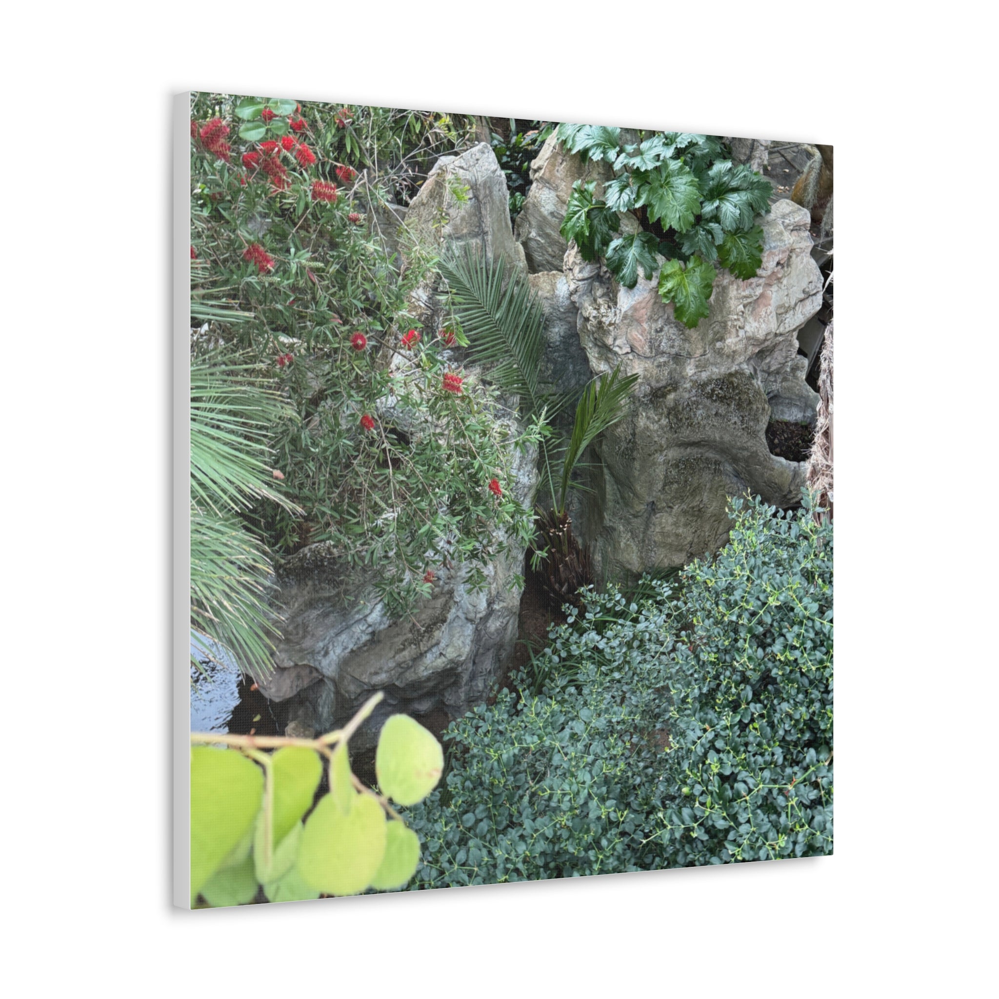 Canvas Wall Art, Tropical Garden Print, Home Decor, Botanical Artwork, Nature Lover Gift, Modern Interior Design