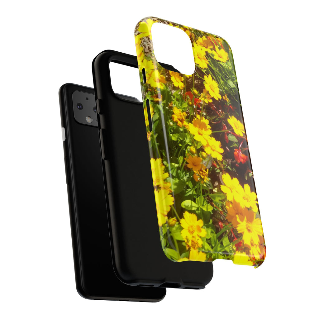 Floral Phone Case - Tough Cases with Vibrant Yellow Flowers, Protective Floral Cover, Spring Decor, Gift Idea for Nature Lovers, [...]