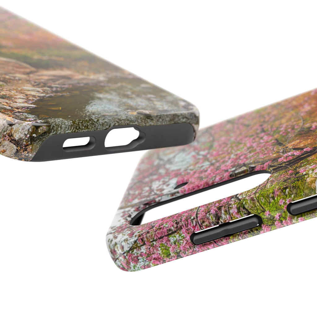 Cherry Blossom Tough Phone Cases - Nature Lover Gift, Floral Phone Accessories, Spring Decor, Custom Cases, Outdoor Adventure