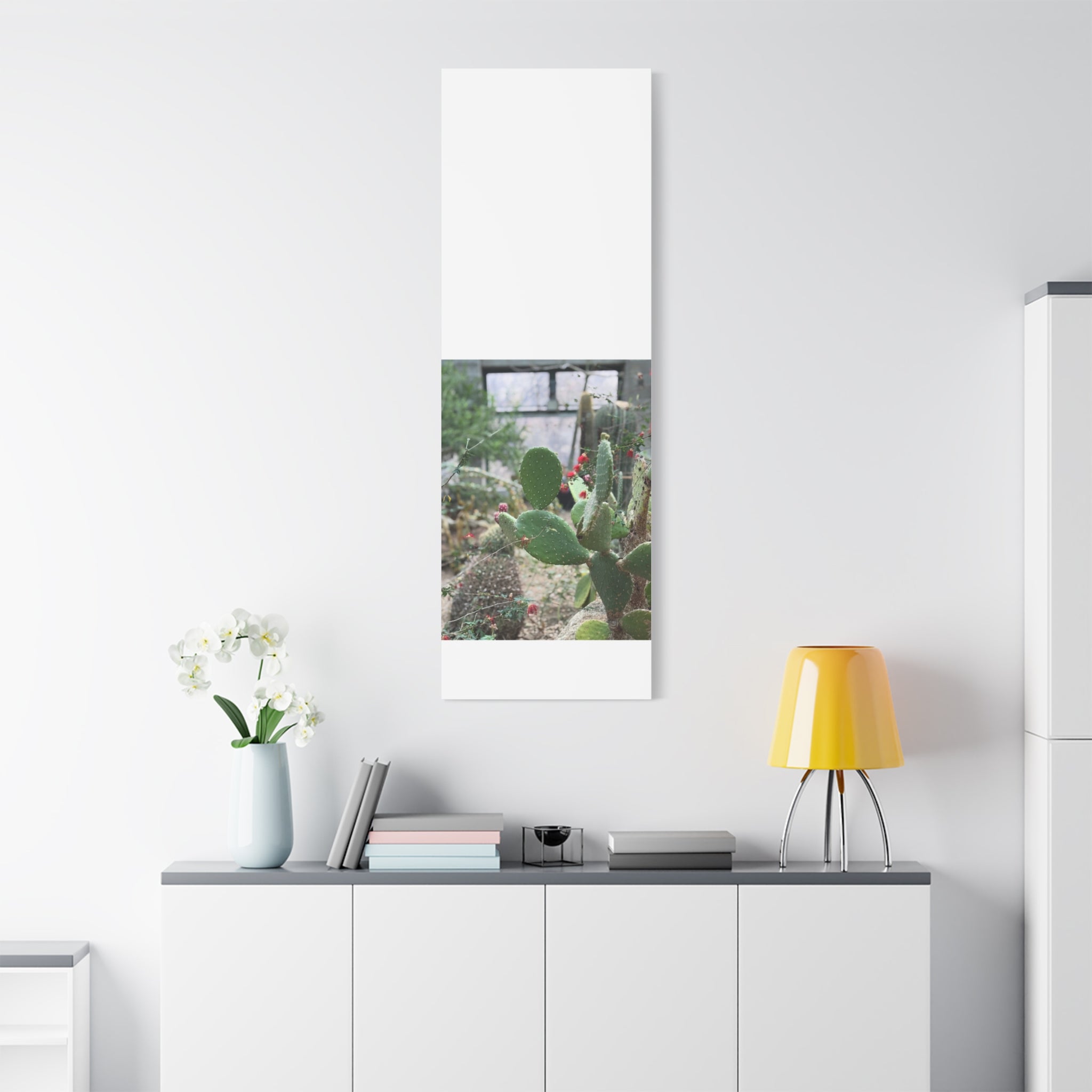 Cactus Matte Canvas Wall Art, Nature Decor, Southwestern Room Design, Green Plant Prints, Home and Office Wall Decor