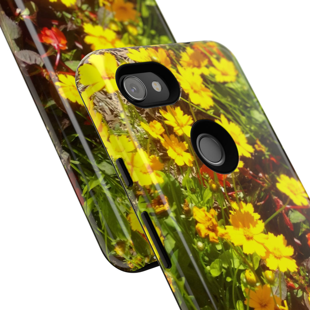 Floral Phone Case - Tough Cases with Vibrant Yellow Flowers, Protective Floral Cover, Spring Decor, Gift Idea for Nature Lovers, [...]