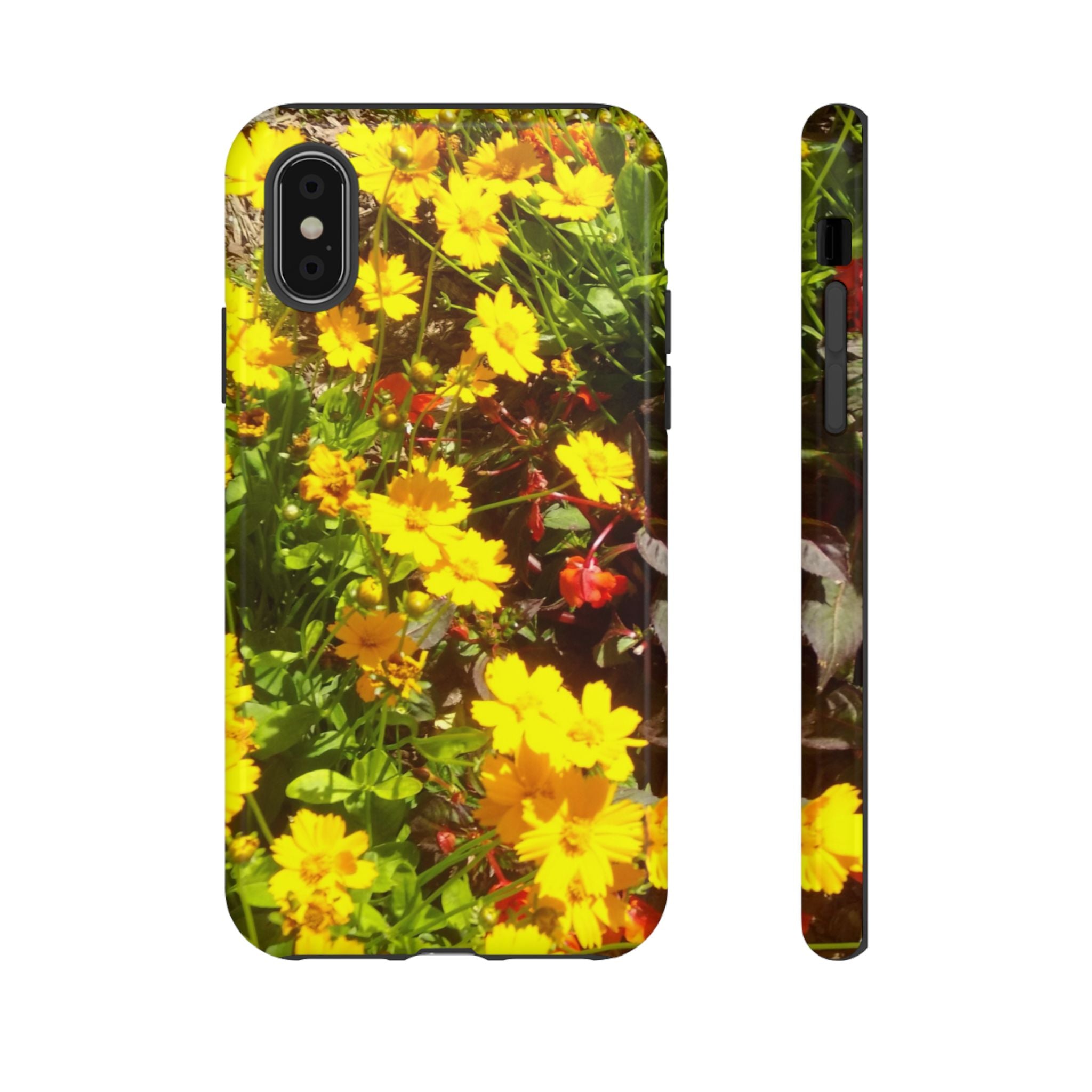 Floral Phone Case - Tough Cases with Vibrant Yellow Flowers, Protective Floral Cover, Spring Decor, Gift Idea for Nature Lovers, [...]