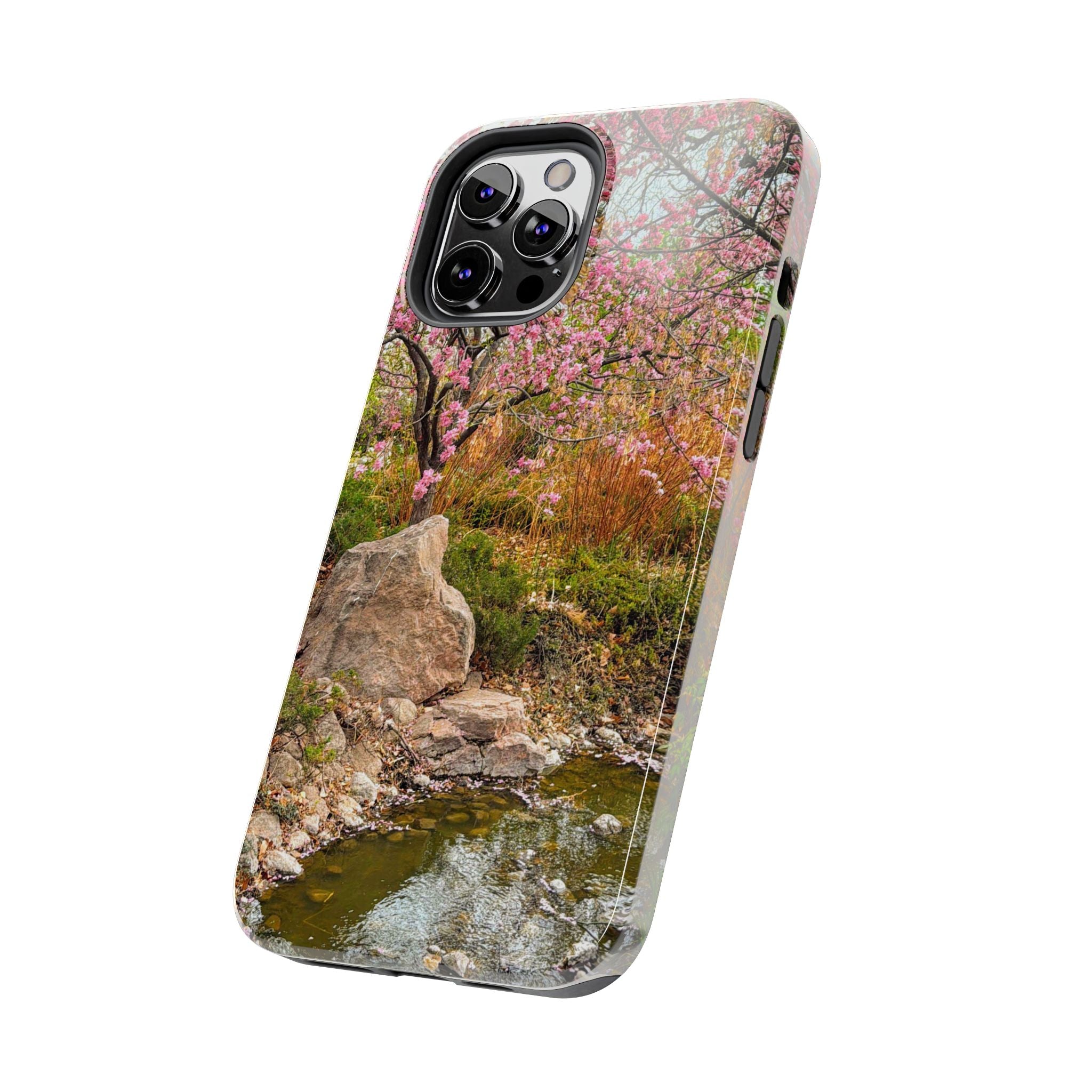Cherry Blossom Tough Phone Cases - Nature Lover Gift, Floral Phone Accessories, Spring Decor, Custom Cases, Outdoor Adventure