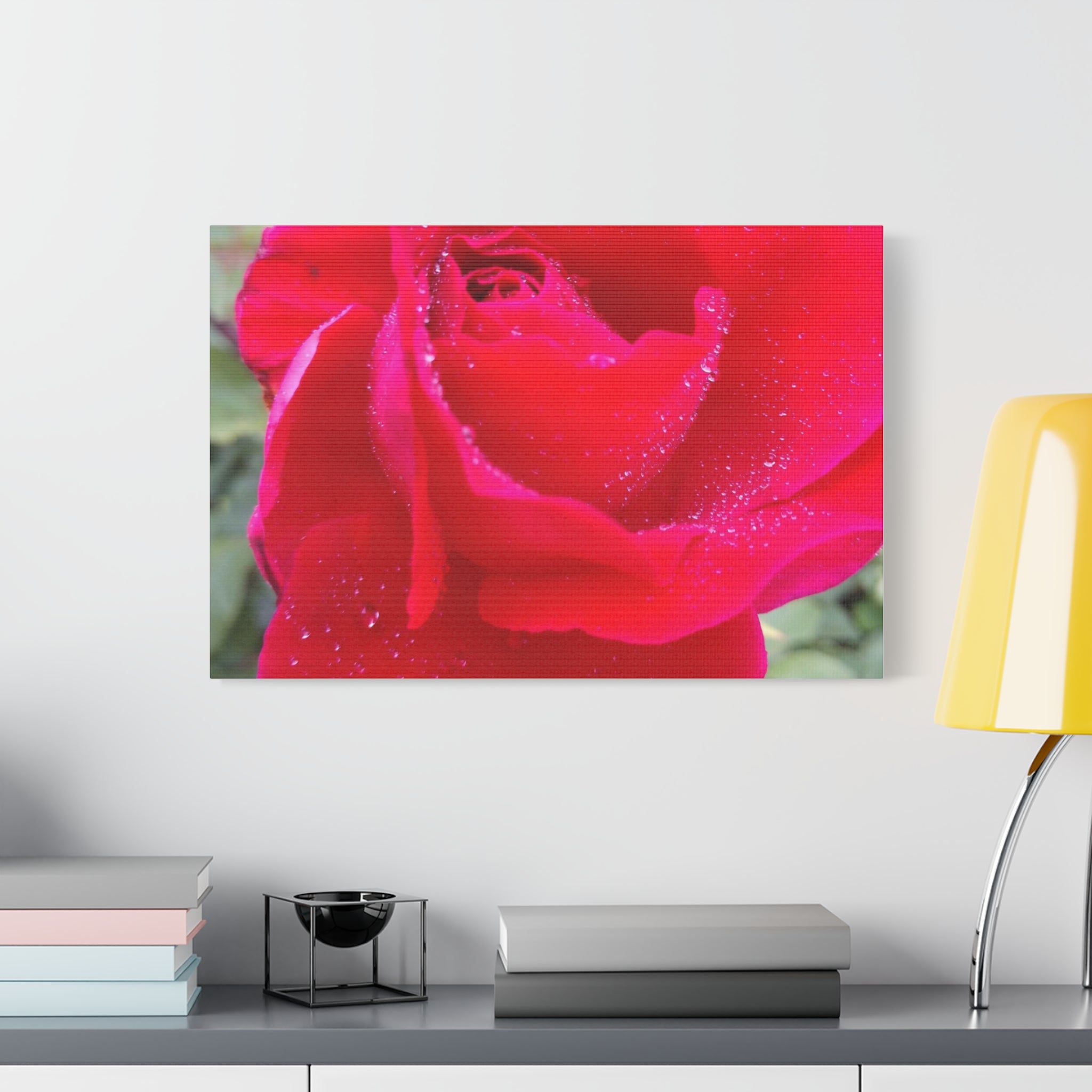 Stunning Floral Canvas Print, Home Decor, Wall Art, Gift for Flower Lovers, Red Rose Art, Mother's Day Gift