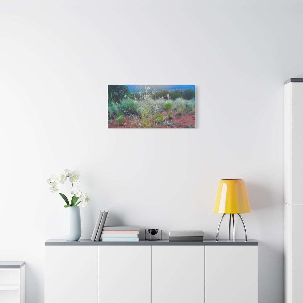 Serene Desert Landscape Canvas Print, Nature Wall Art, Home Decor, Gift for Nature Lovers, Rustic Art for Living Room, Boho Decor