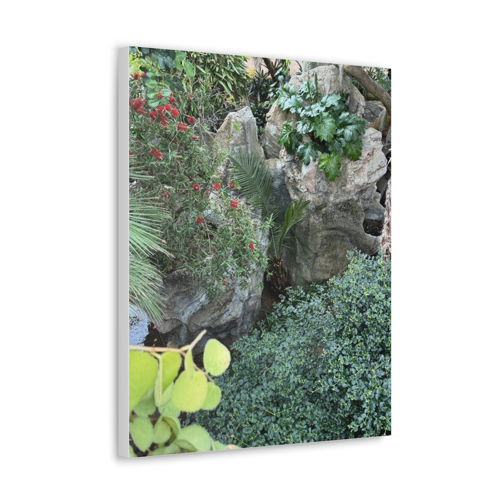 Canvas Wall Art, Tropical Garden Print, Home Decor, Botanical Artwork, Nature Lover Gift, Modern Interior Design