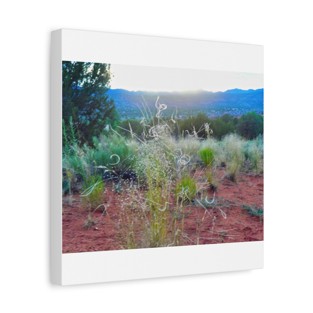Serene Desert Landscape Canvas Print, Nature Wall Art, Home Decor, Gift for Nature Lovers, Rustic Art for Living Room, Boho Decor