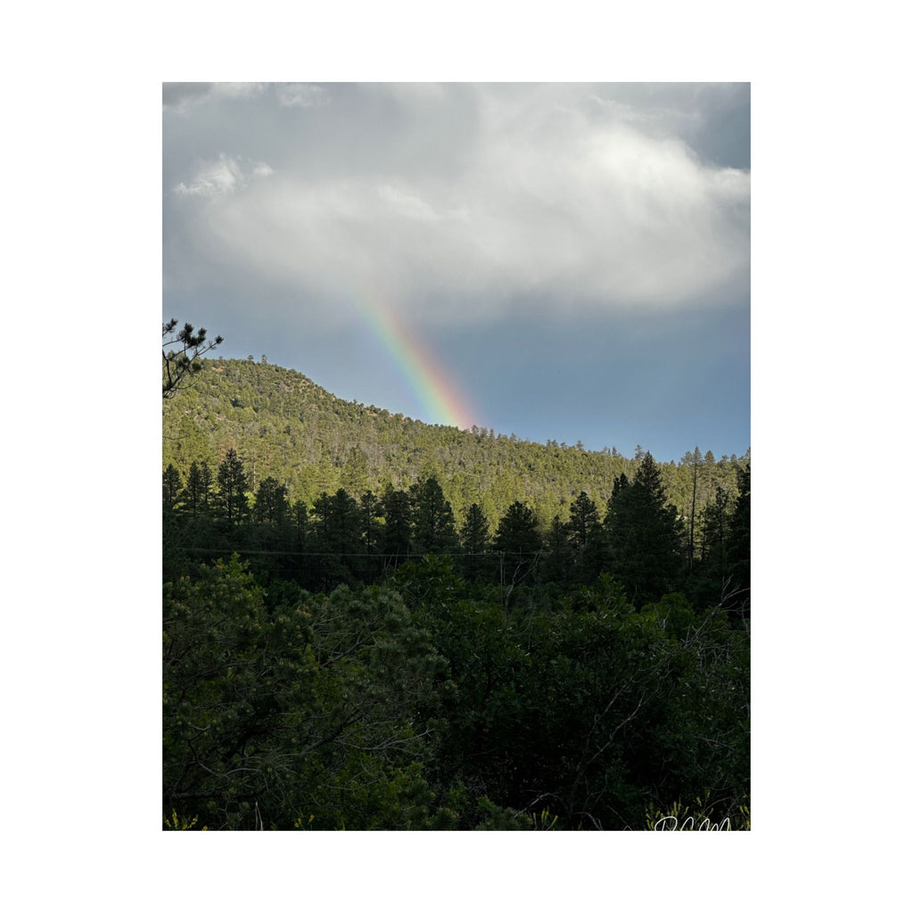 Rainbow Landscape Matte Vertical Posters, Nature Wall Art, Home Decor, Gift for Nature Lovers, Inspirational Prints