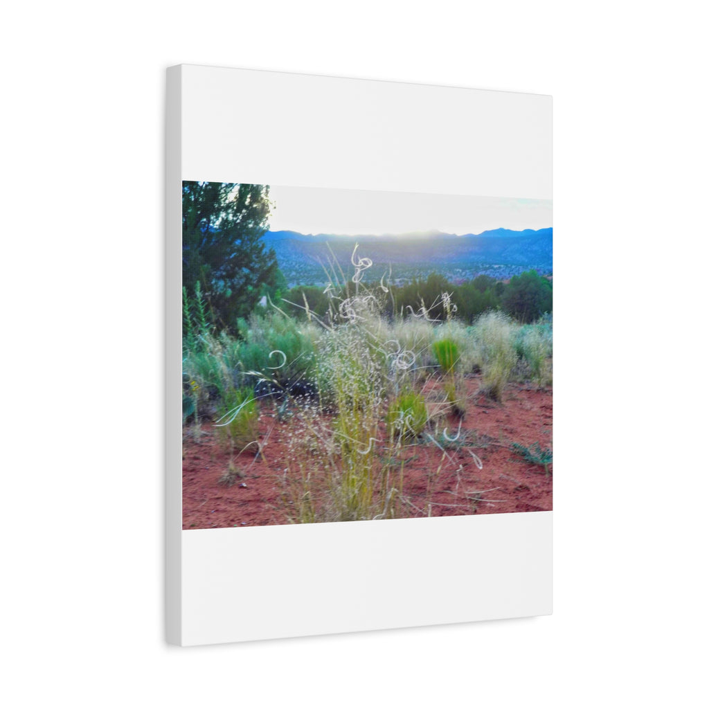 Serene Desert Landscape Canvas Print, Nature Wall Art, Home Decor, Gift for Nature Lovers, Rustic Art for Living Room, Boho Decor