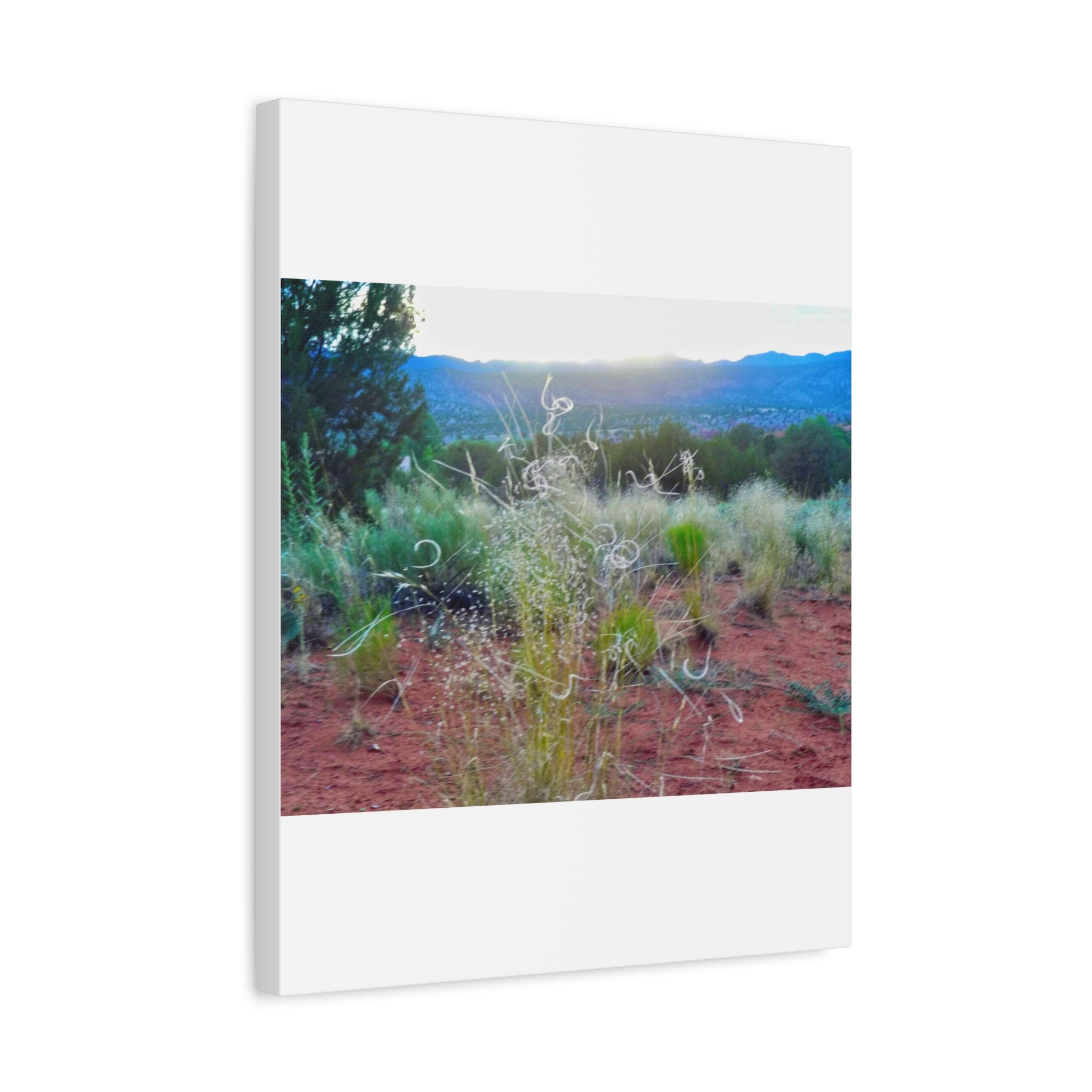 Serene Desert Landscape Canvas Print, Nature Wall Art, Home Decor, Gift for Nature Lovers, Rustic Art for Living Room, Boho Decor