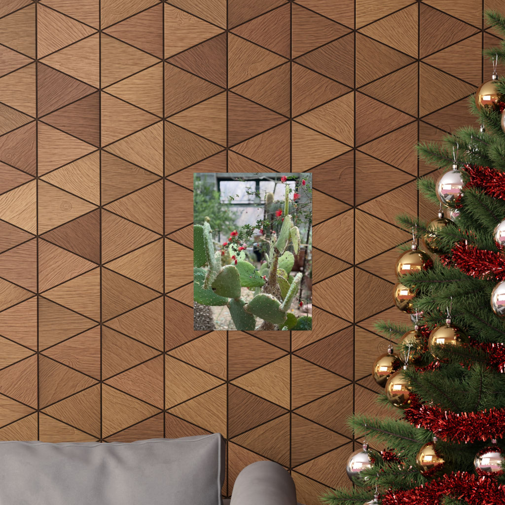 Cactus Wall Art Poster, Botanical Decor, Vertical Matte Print, Nature Lover Gift, Home Gallery Decoration