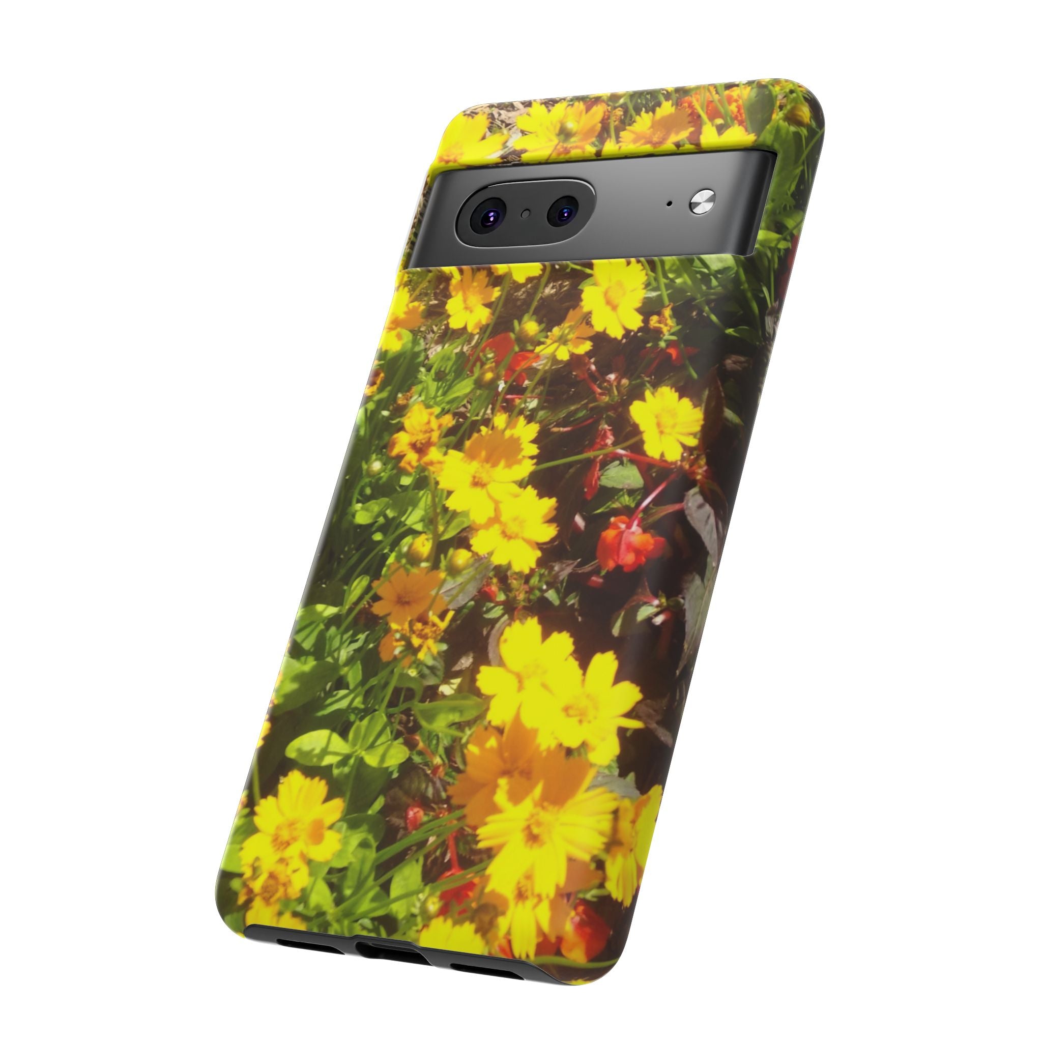 Floral Phone Case - Tough Cases with Vibrant Yellow Flowers, Protective Floral Cover, Spring Decor, Gift Idea for Nature Lovers, [...]