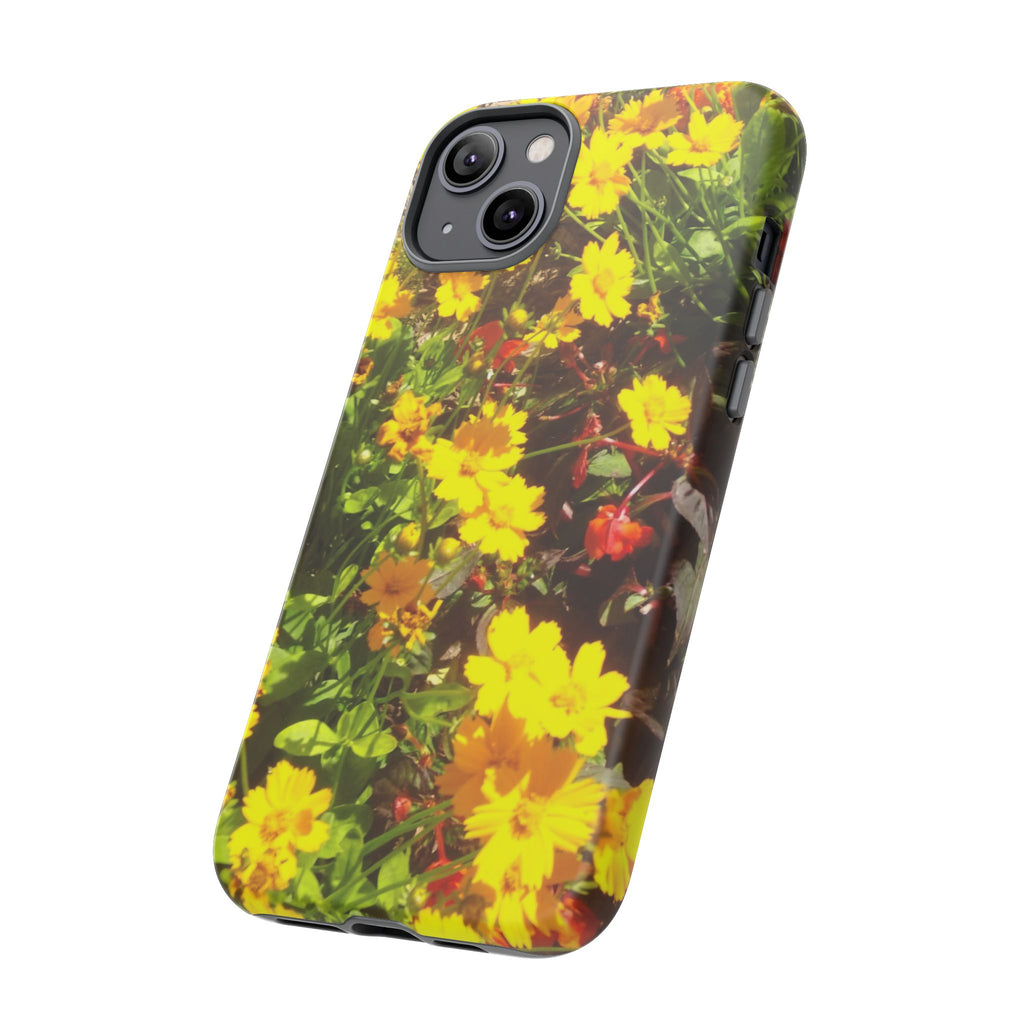 Floral Phone Case - Tough Cases with Vibrant Yellow Flowers, Protective Floral Cover, Spring Decor, Gift Idea for Nature Lovers, [...]
