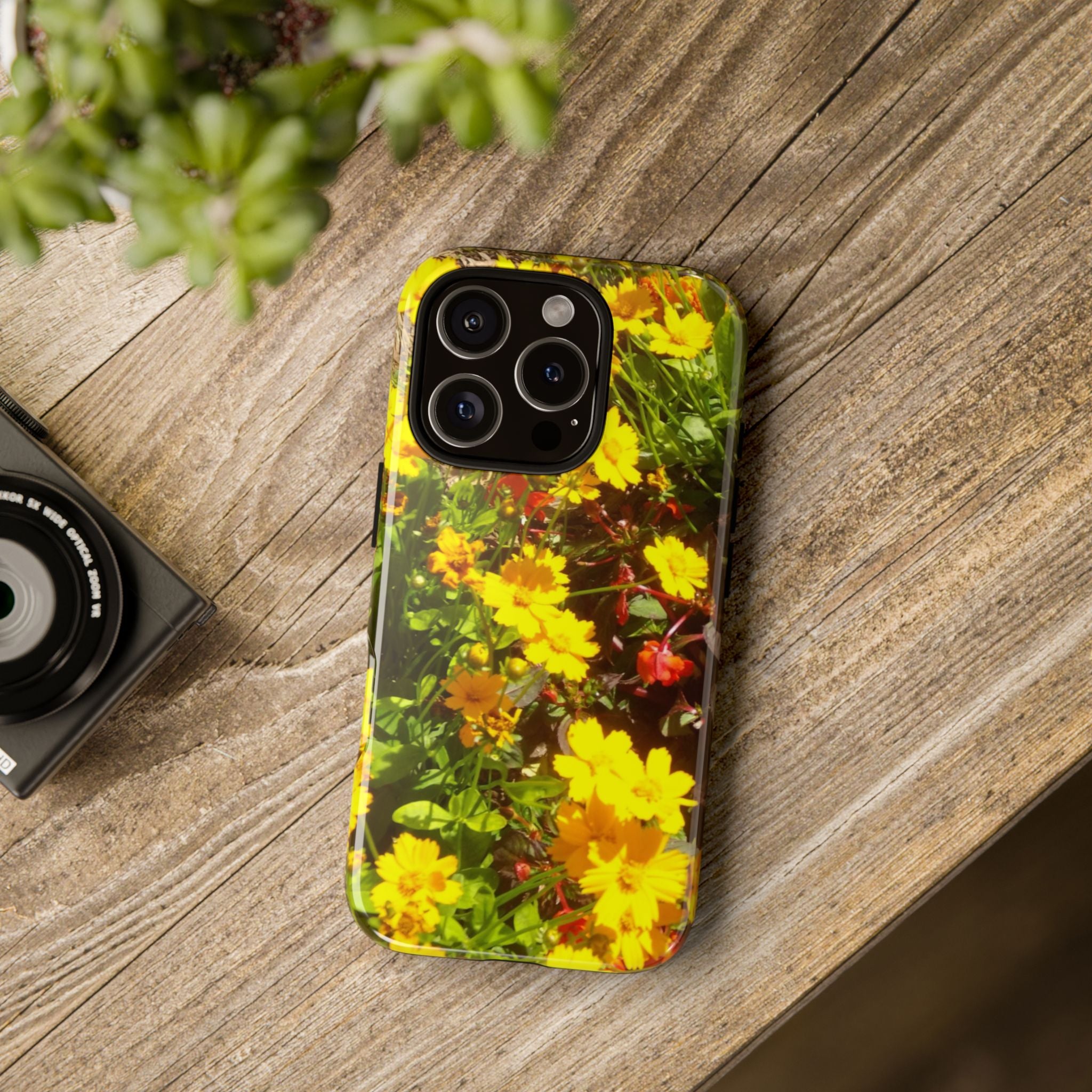 Floral Phone Case - Tough Cases with Vibrant Yellow Flowers, Protective Floral Cover, Spring Decor, Gift Idea for Nature Lovers, [...]