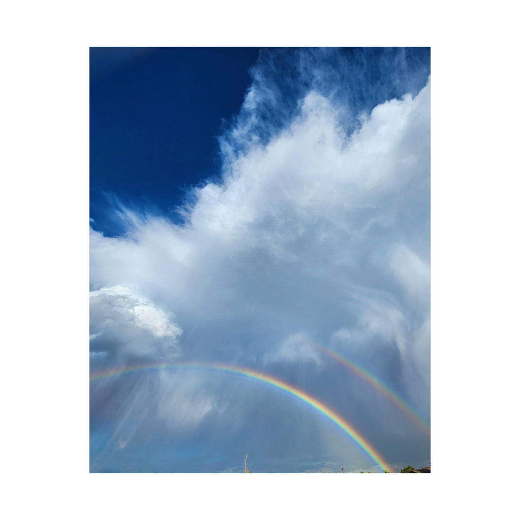 Rainbow Sky Matte Vertical Poster | Inspirational Wall Art, Home Decor, Gift for Nature Lovers, Office Decoration, Unique Artwork