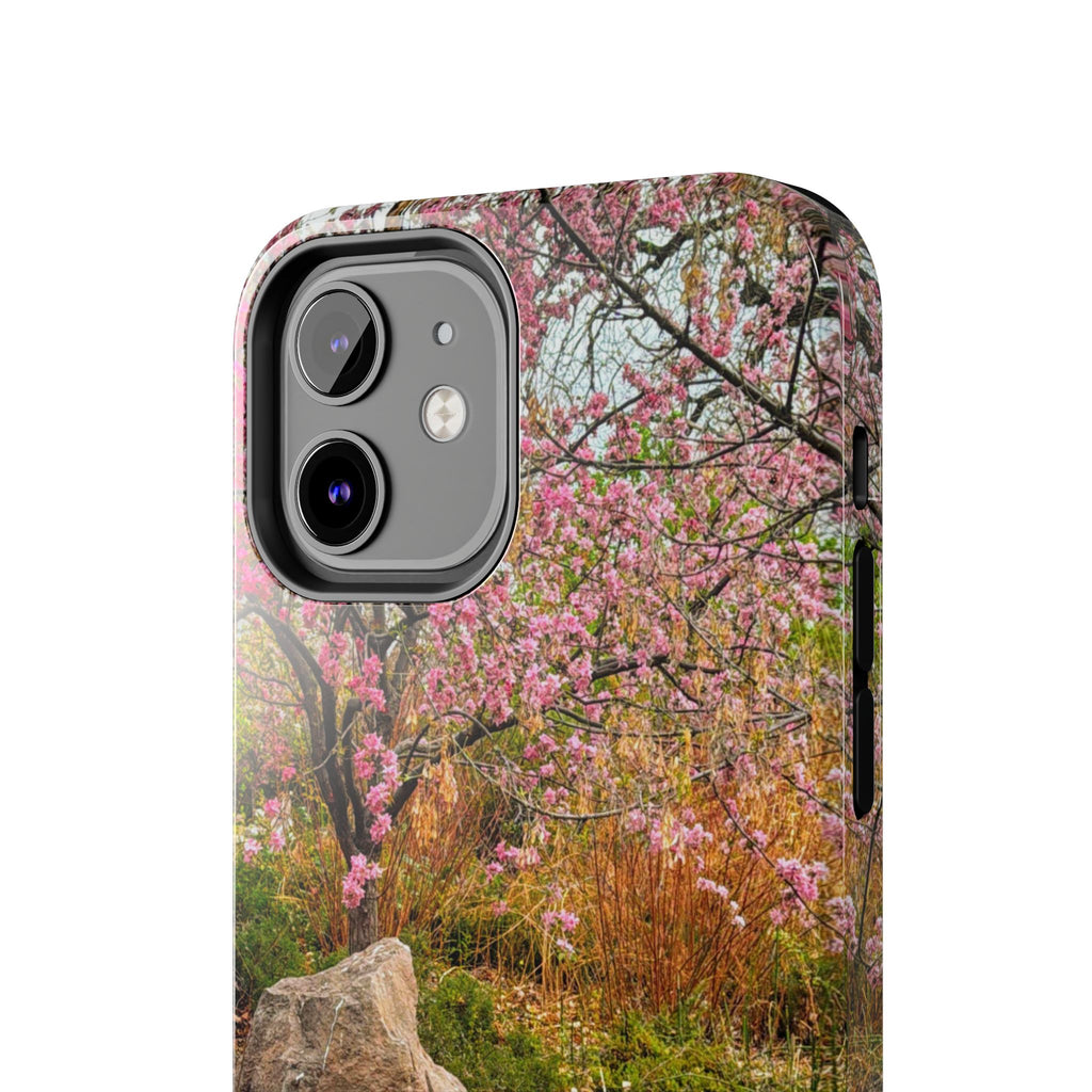 Cherry Blossom Tough Phone Cases - Nature Lover Gift, Floral Phone Accessories, Spring Decor, Custom Cases, Outdoor Adventure