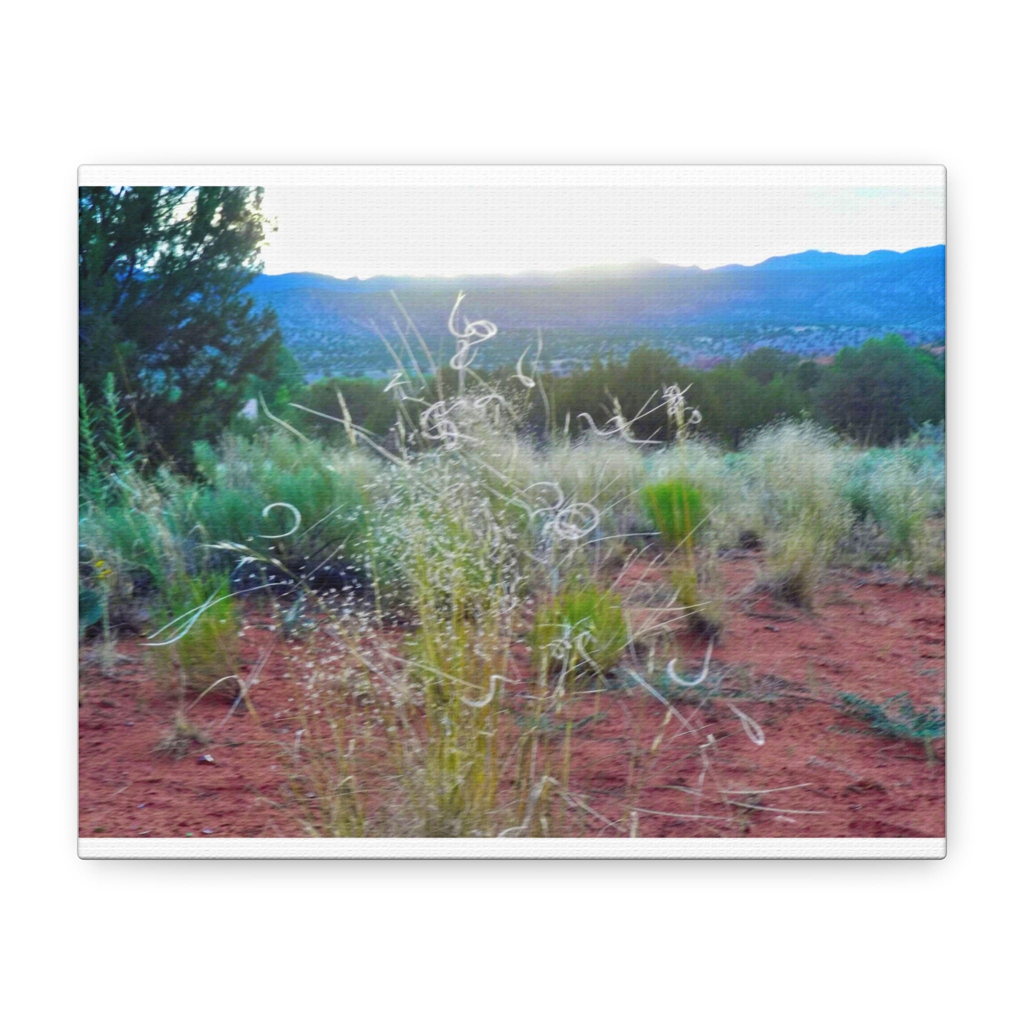 Serene Desert Landscape Canvas Print, Nature Wall Art, Home Decor, Gift for Nature Lovers, Rustic Art for Living Room, Boho Decor