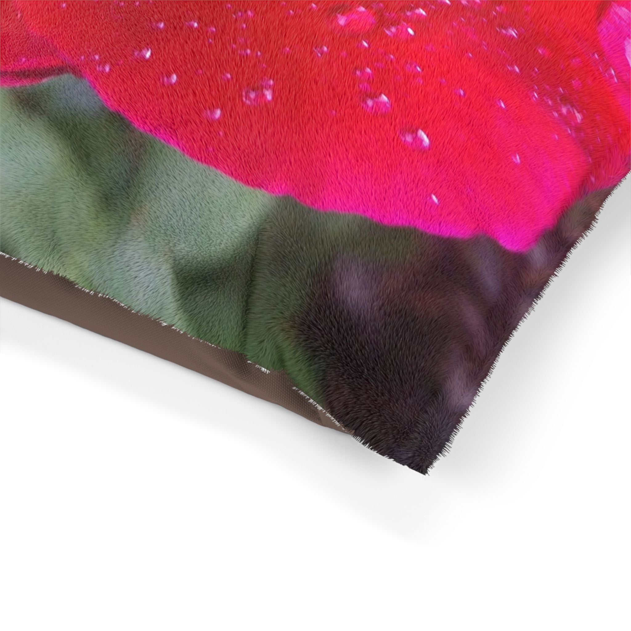 Floral Pet Bed with Rose Design - Cozy Cushion for Dogs and Cats, Flower Print Pet Mat, Cute Gift for Pet Lovers, Home Decor