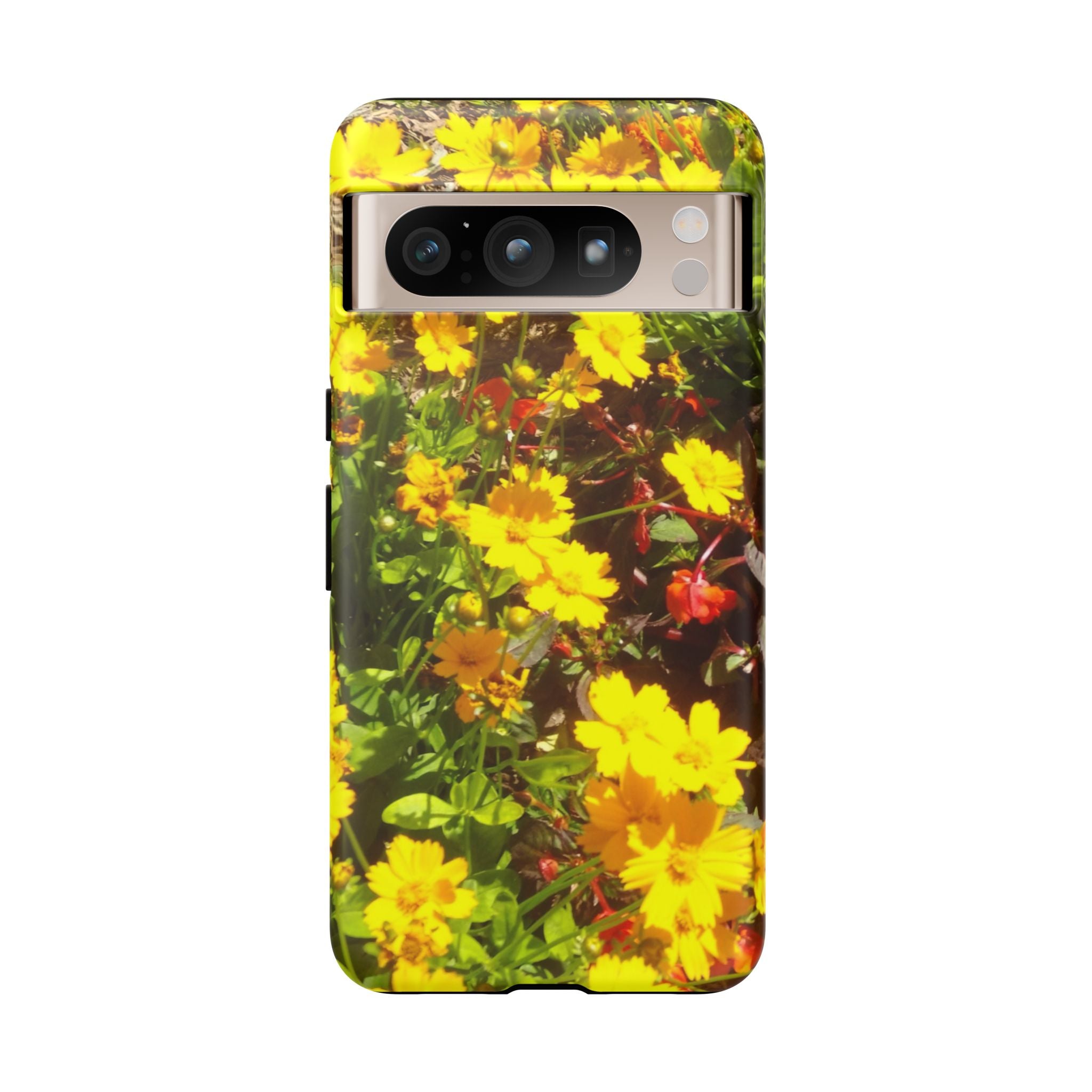 Floral Phone Case - Tough Cases with Vibrant Yellow Flowers, Protective Floral Cover, Spring Decor, Gift Idea for Nature Lovers, [...]