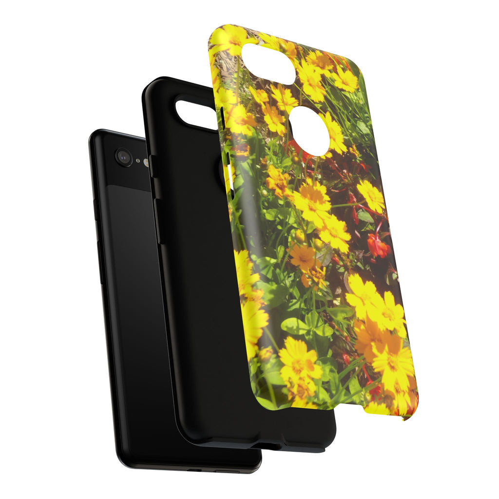 Floral Phone Case - Tough Cases with Vibrant Yellow Flowers, Protective Floral Cover, Spring Decor, Gift Idea for Nature Lovers, [...]