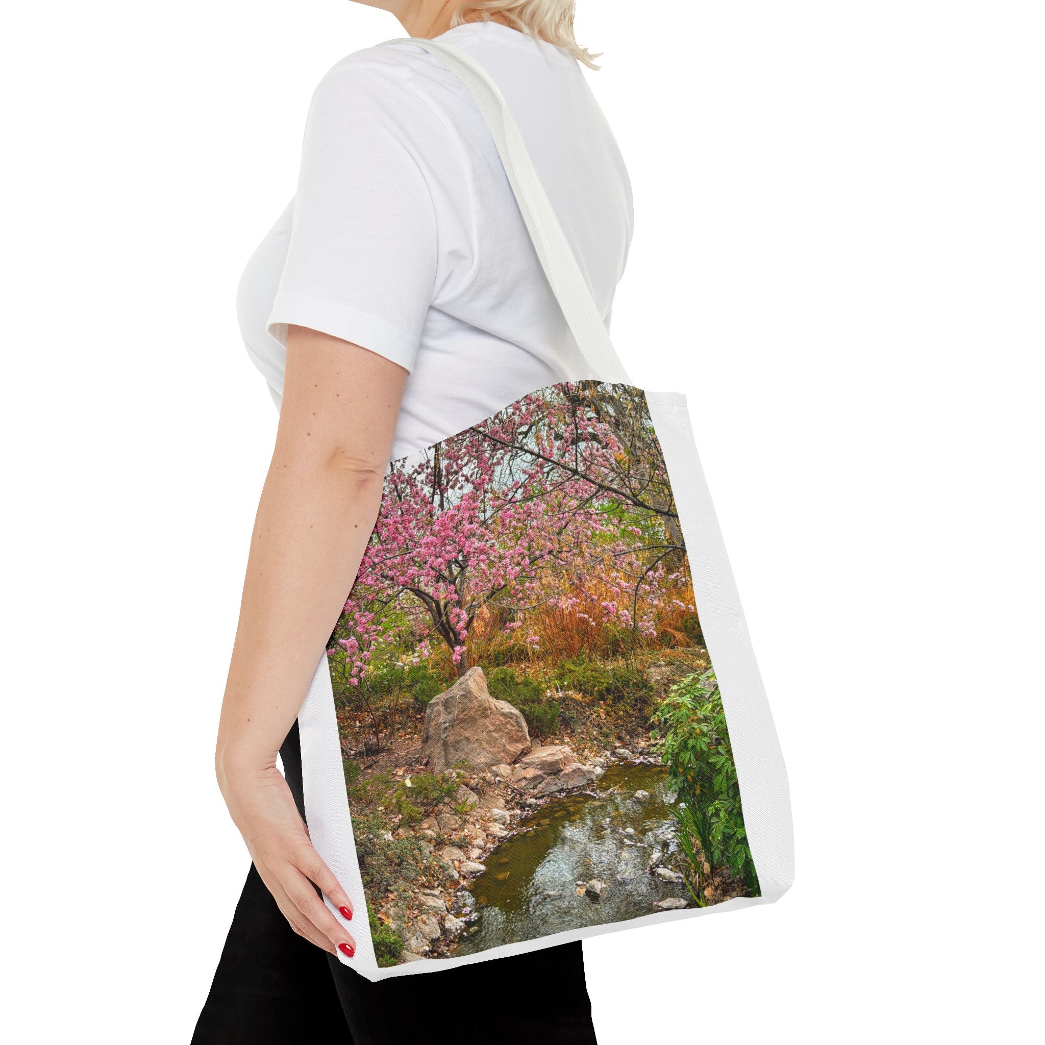 Blossom Dreams Tote Bag, Floral Tote, Eco-Friendly Shopping Bag, Spring Gift, Nature Lover's Accessory, Travel Bag