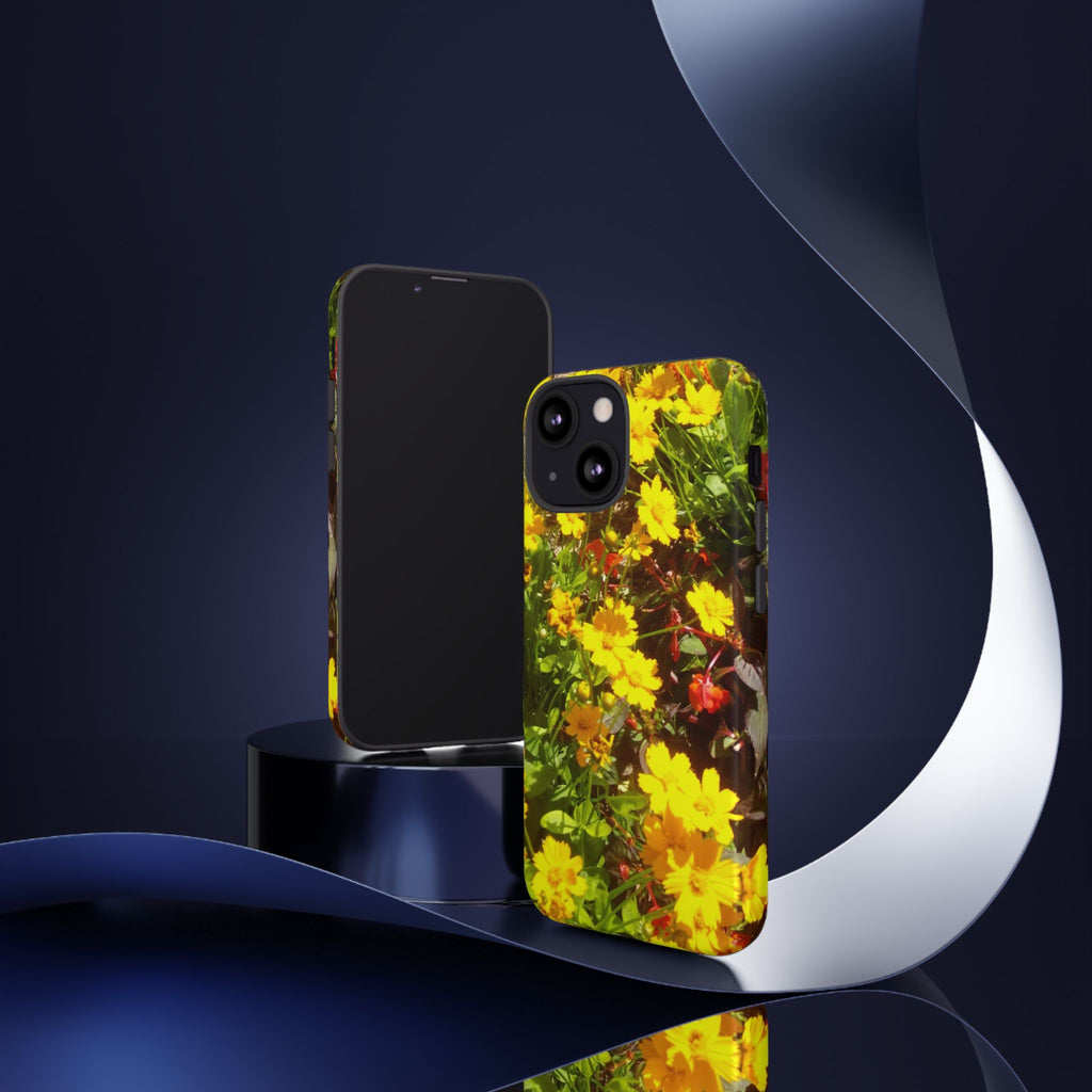 Floral Phone Case - Tough Cases with Vibrant Yellow Flowers, Protective Floral Cover, Spring Decor, Gift Idea for Nature Lovers, [...]