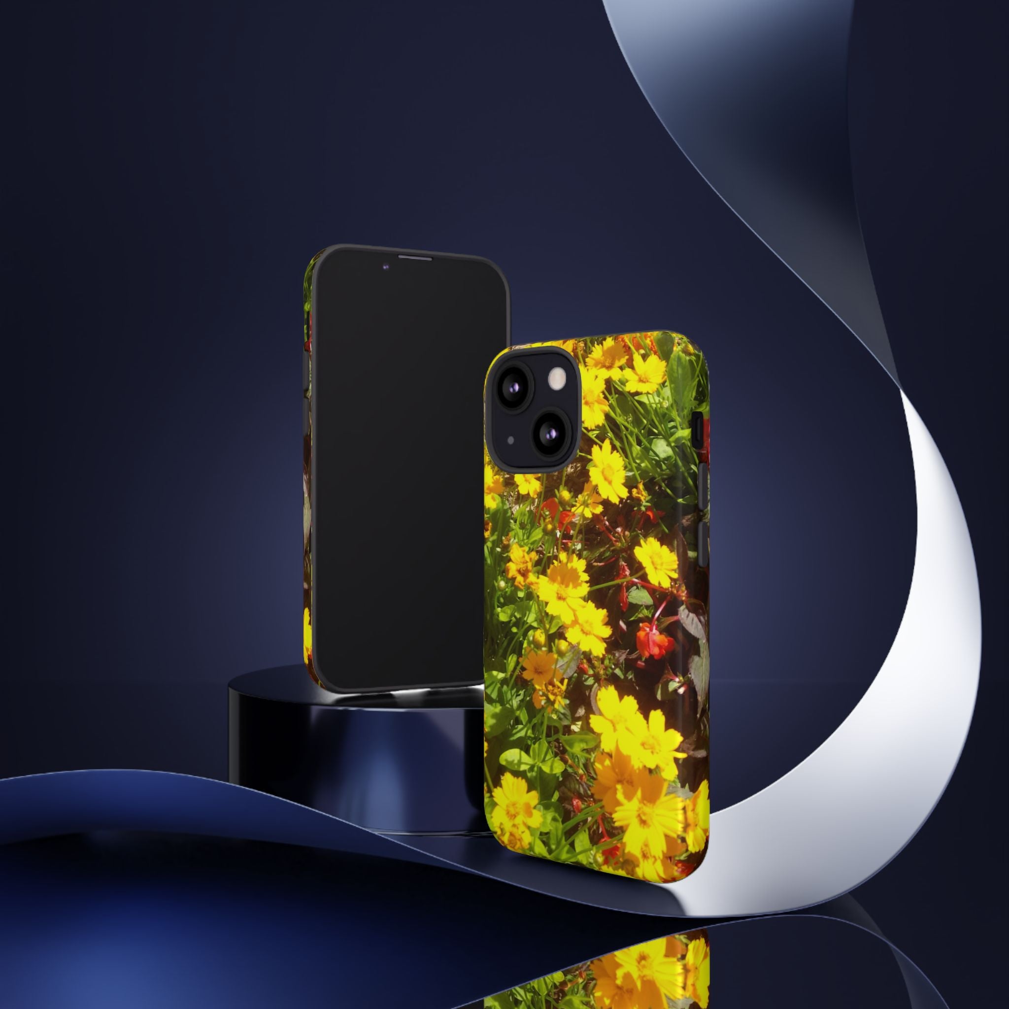 Floral Phone Case - Tough Cases with Vibrant Yellow Flowers, Protective Floral Cover, Spring Decor, Gift Idea for Nature Lovers, [...]