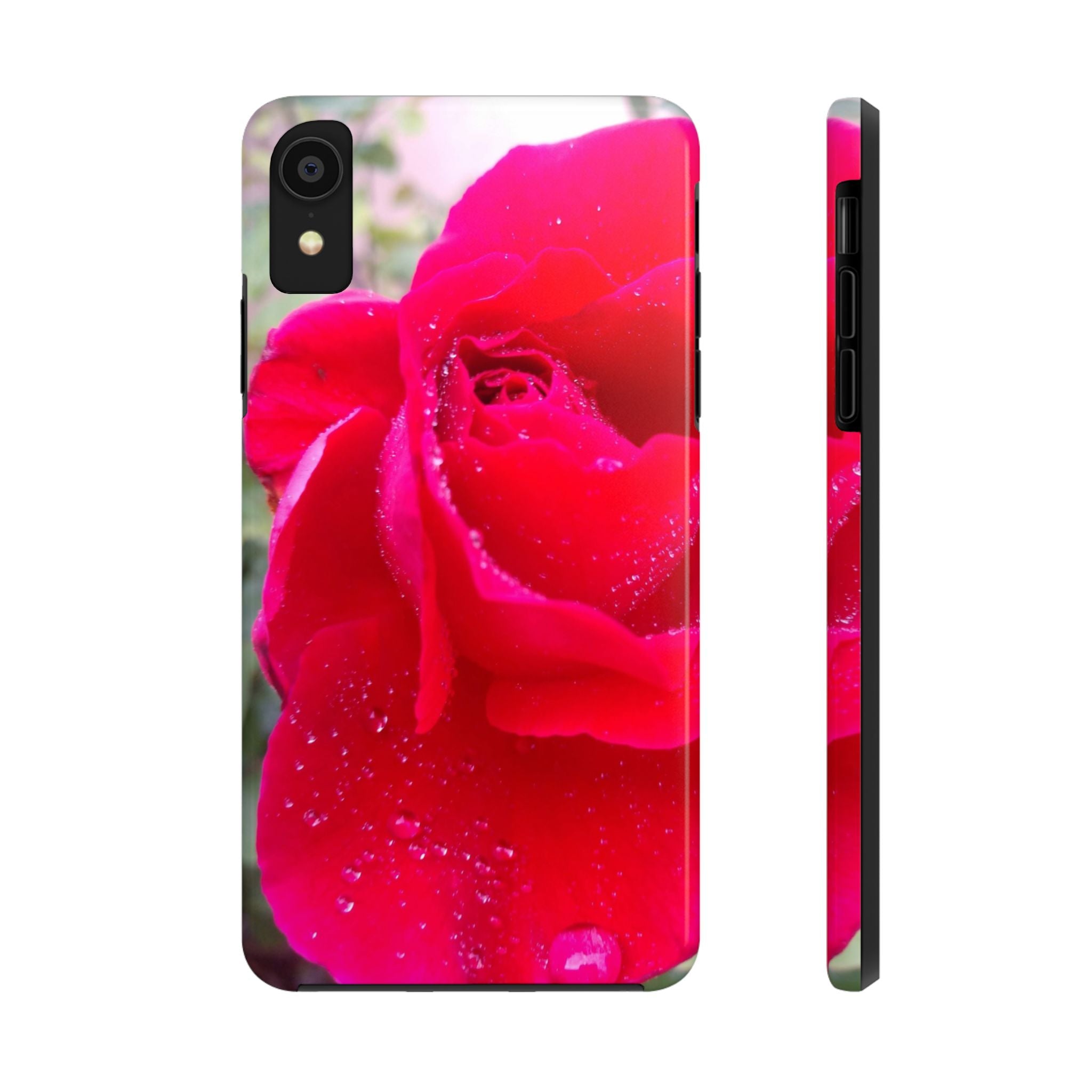 Flower Print Tough Phone Cases, Floral iPhone Case, Durable Mobile Covers, Unique Gift for Her, Birthday Present, Rose Design