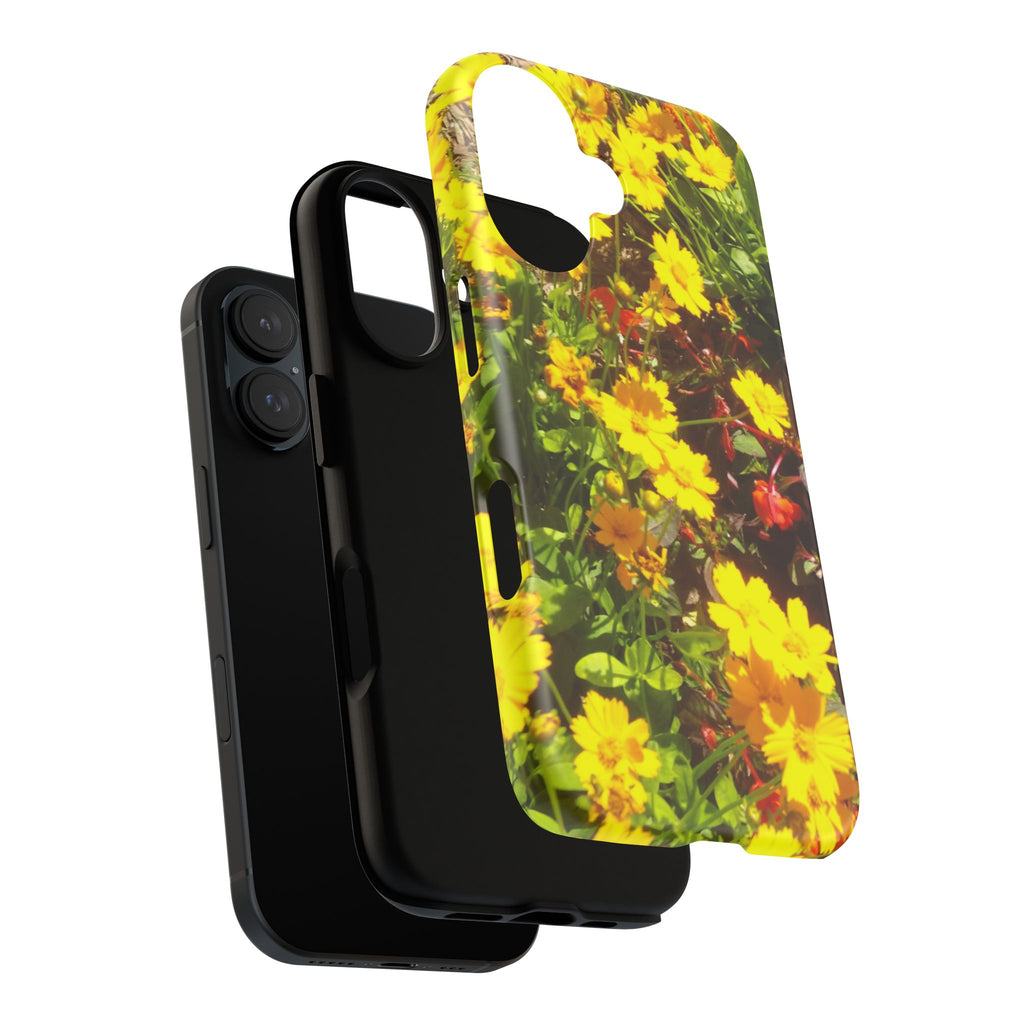 Floral Phone Case - Tough Cases with Vibrant Yellow Flowers, Protective Floral Cover, Spring Decor, Gift Idea for Nature Lovers, [...]