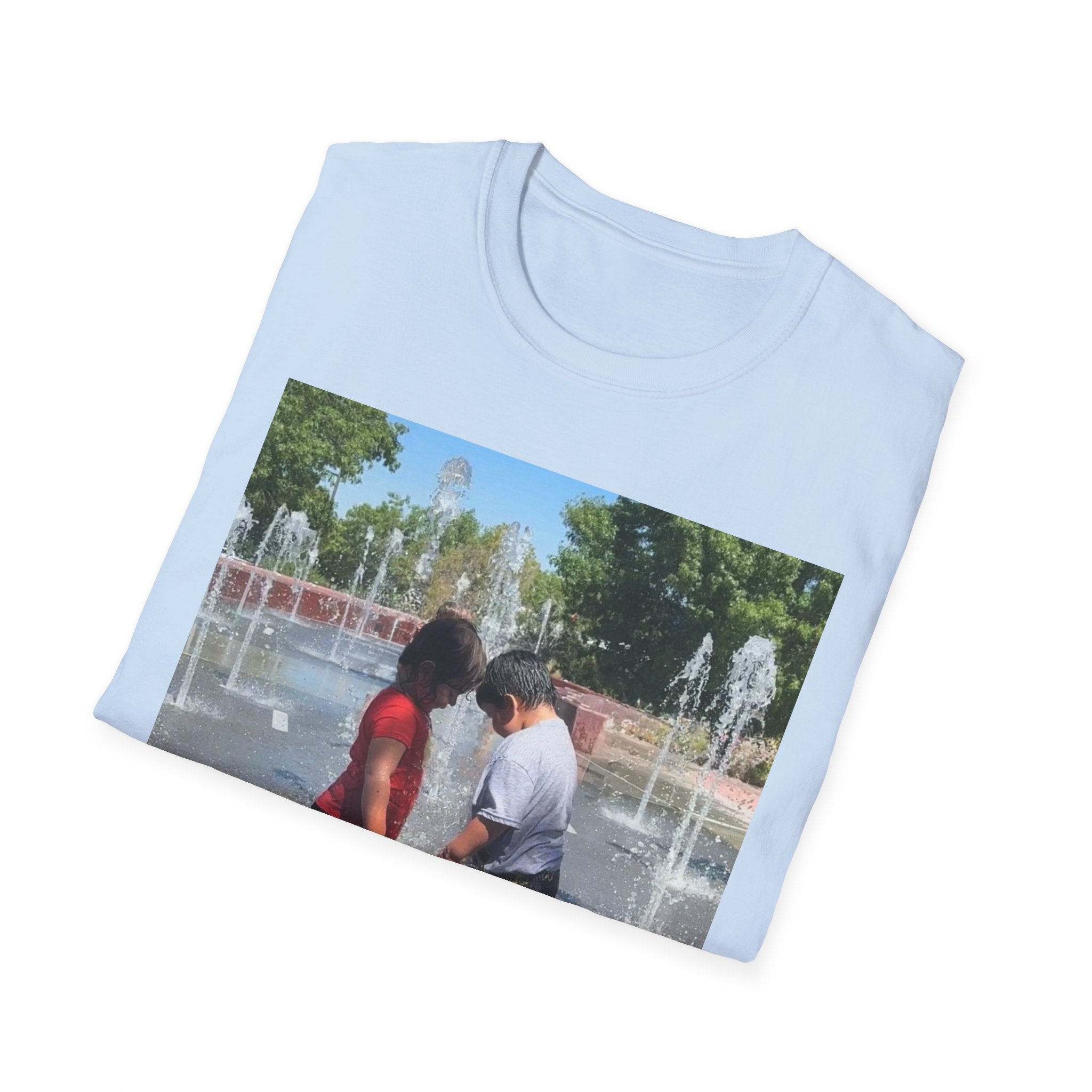 Cherished Moments Unisex Softstyle T-Shirt, Family Reunion Shirt, Personalized Gift, Summer Fun Tee, Kids Photography Tee