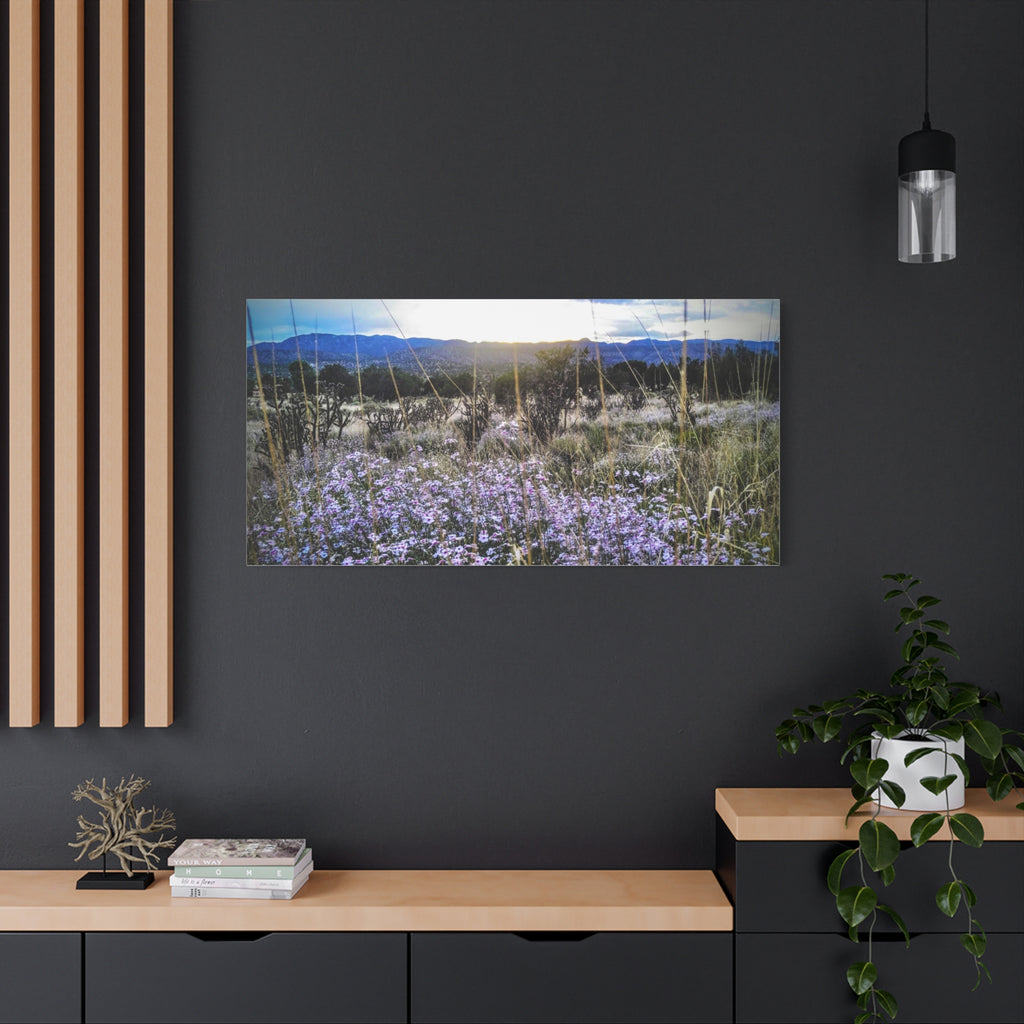 Framed Botanical Wall Art, Floral Canvas Print, Nature Decor, Home Interior Art, Gift for Garden Lovers, Beautiful Flower Landscape