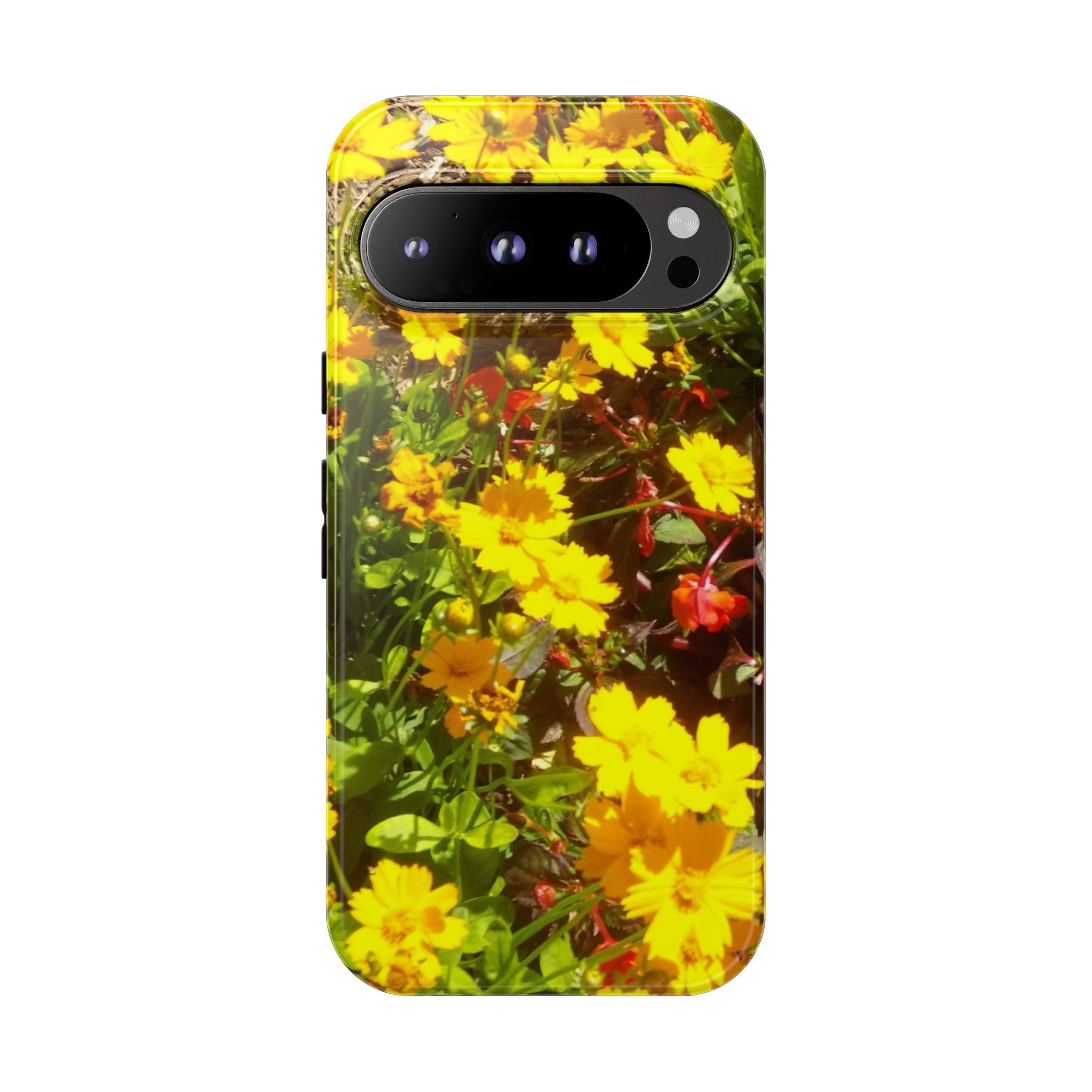 Floral Phone Case - Tough Cases with Vibrant Yellow Flowers, Protective Floral Cover, Spring Decor, Gift Idea for Nature Lovers, [...]
