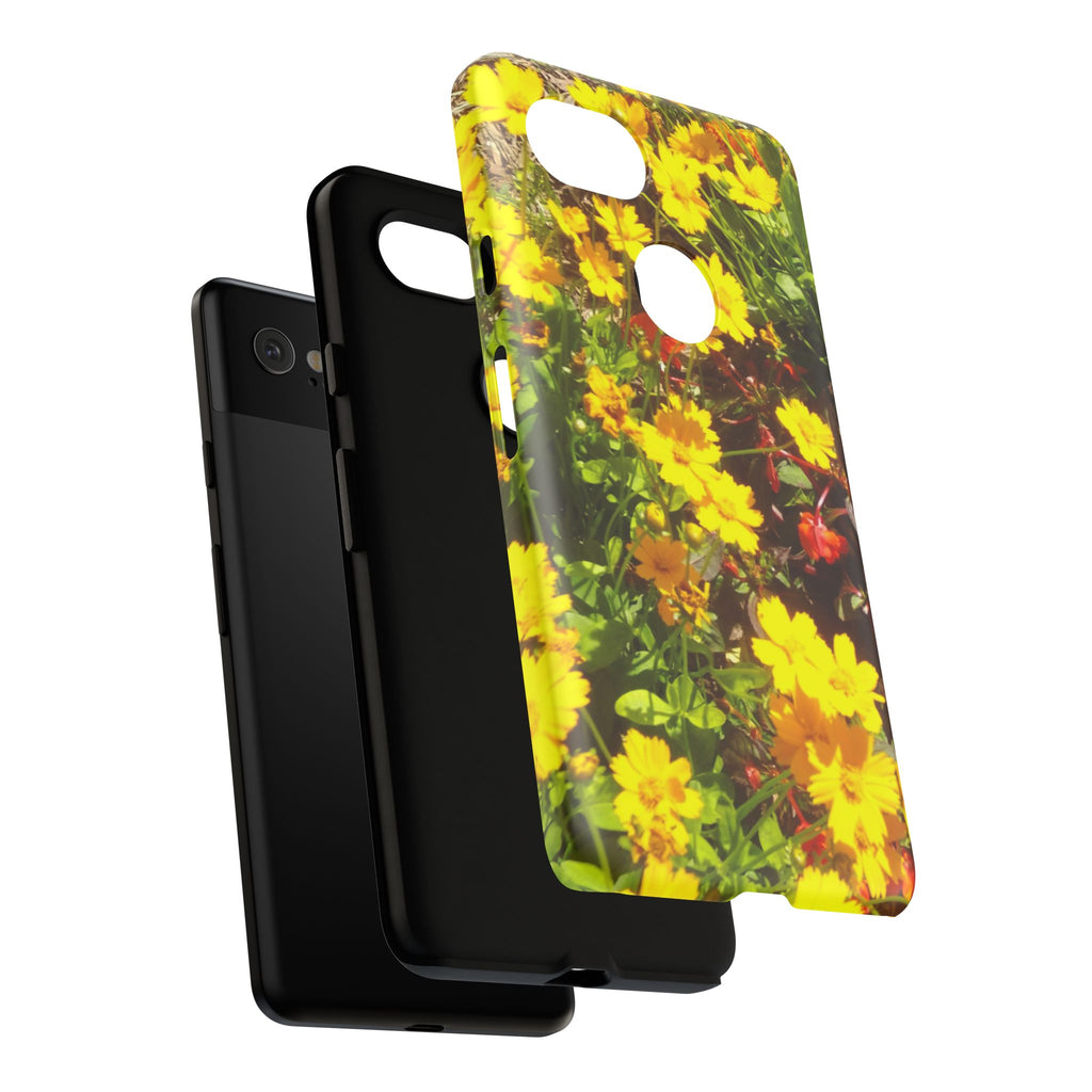 Floral Phone Case - Tough Cases with Vibrant Yellow Flowers, Protective Floral Cover, Spring Decor, Gift Idea for Nature Lovers, [...]