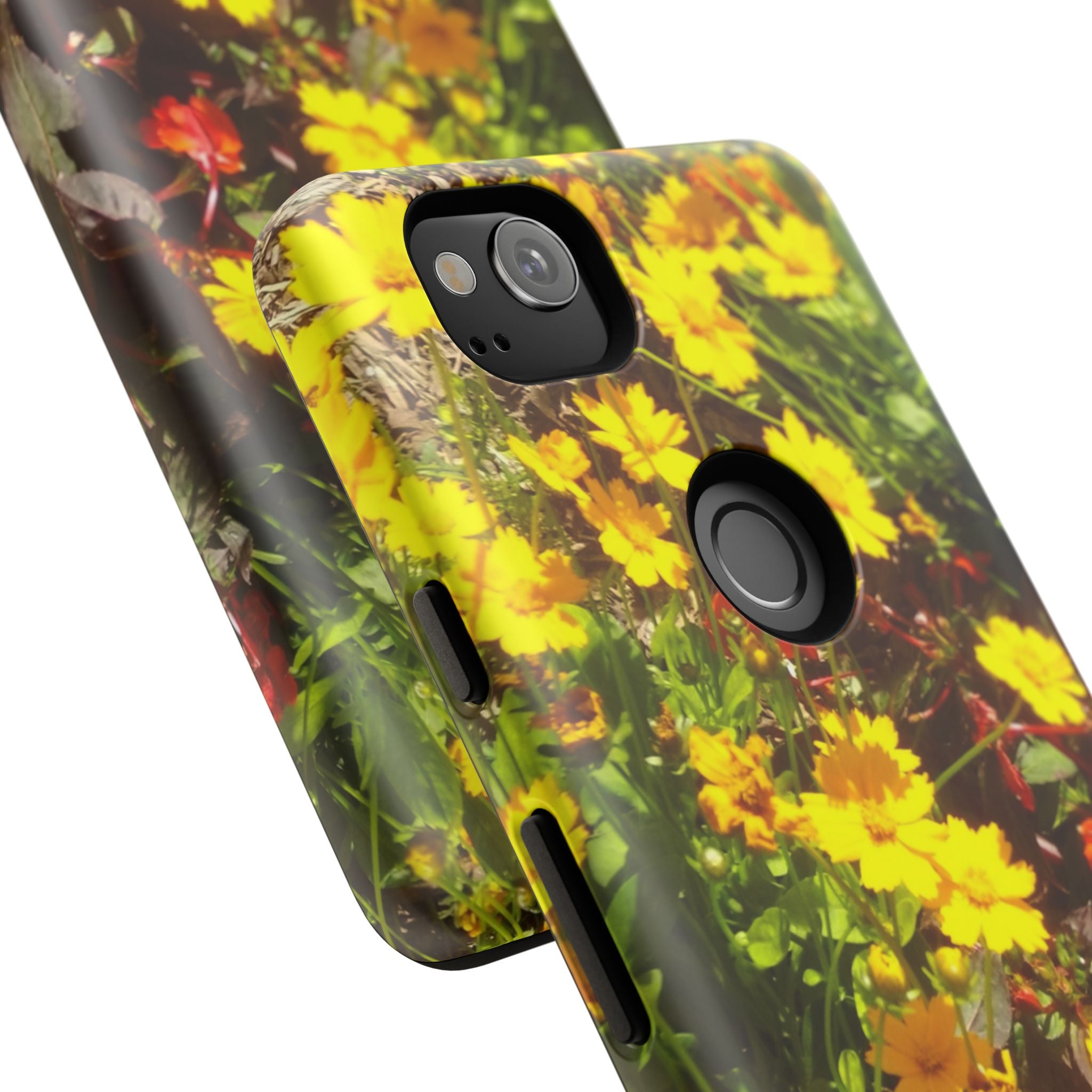 Floral Phone Case - Tough Cases with Vibrant Yellow Flowers, Protective Floral Cover, Spring Decor, Gift Idea for Nature Lovers, [...]