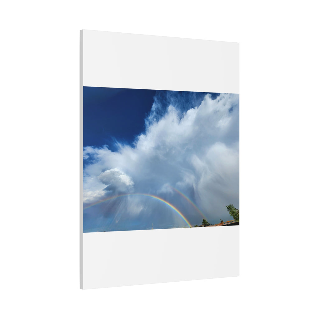 Rainbow Cloud Art Canvas Print, Stretched Wall Decor, Home/Office Art, Gift for Nature Lovers, Gallery Wall Accent
