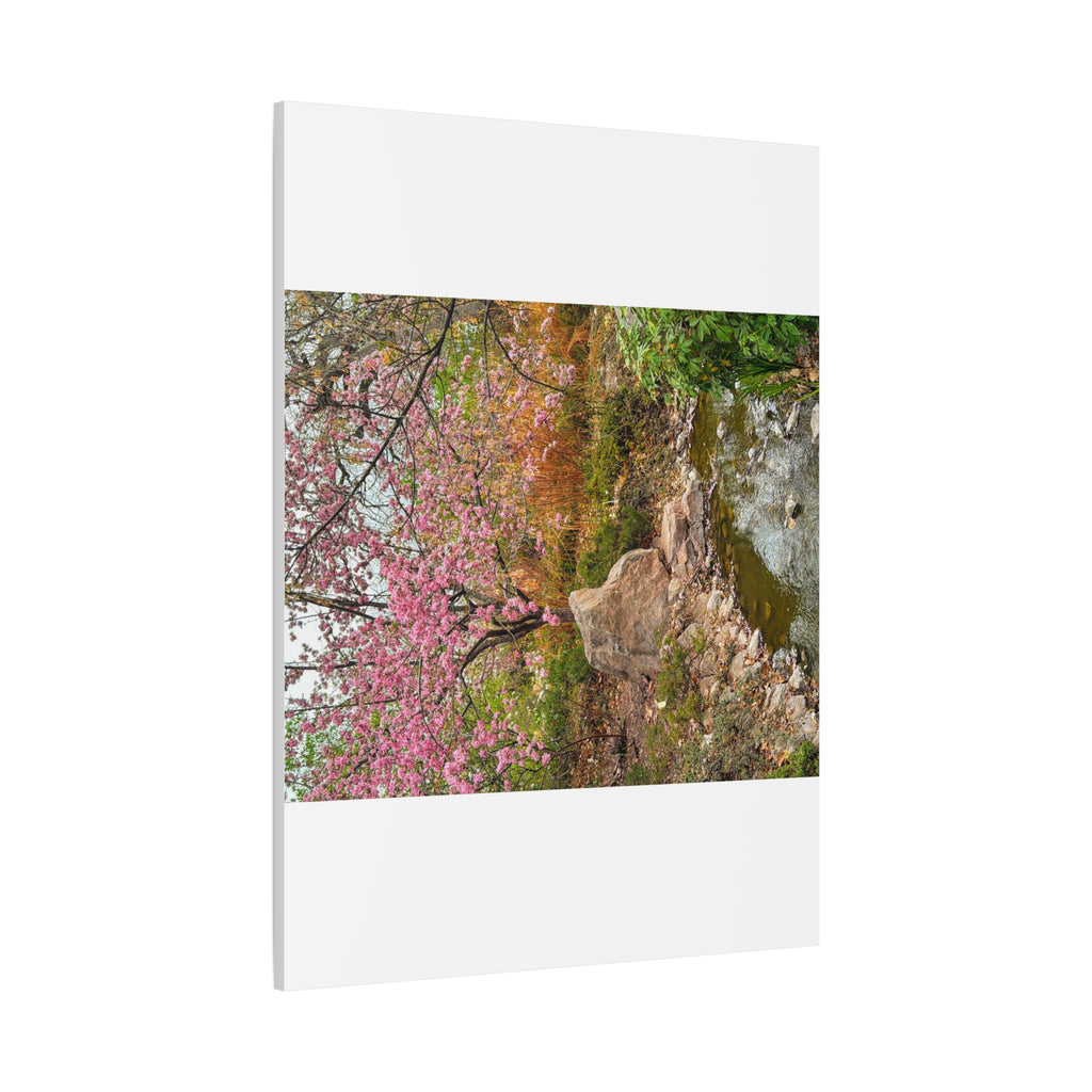 Blossoming Serenity Canvas Print, Floral Wall Art, Nature Decor, Home Aesthetic, Gift Idea for Garden Lovers, Spring Decor