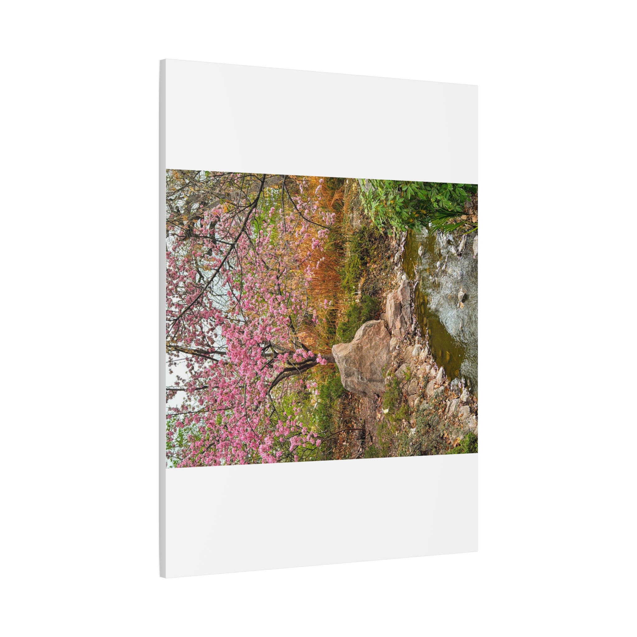 Blossoming Serenity Canvas Print, Floral Wall Art, Nature Decor, Home Aesthetic, Gift Idea for Garden Lovers, Spring Decor