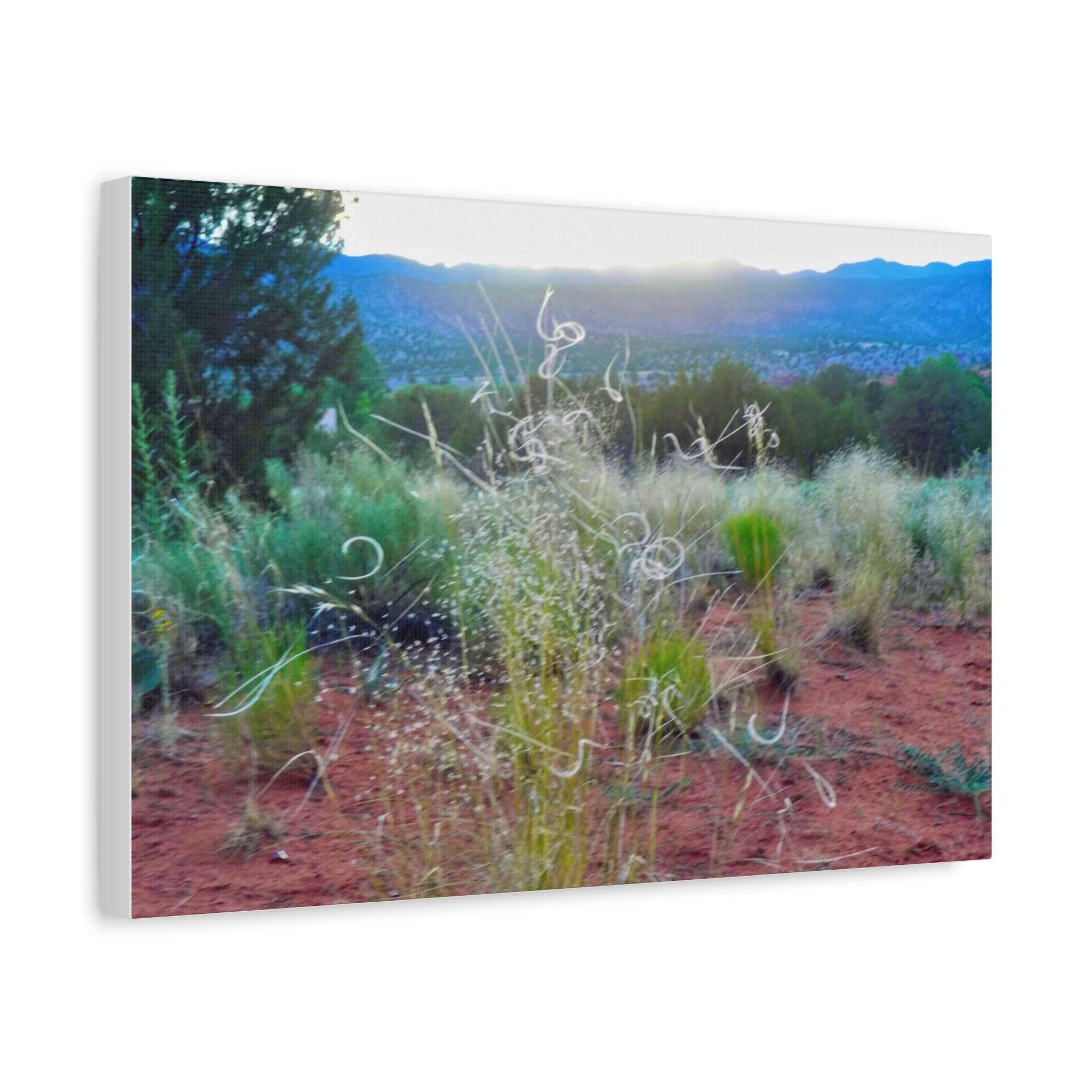 Serene Desert Landscape Canvas Print, Nature Wall Art, Home Decor, Gift for Nature Lovers, Rustic Art for Living Room, Boho Decor