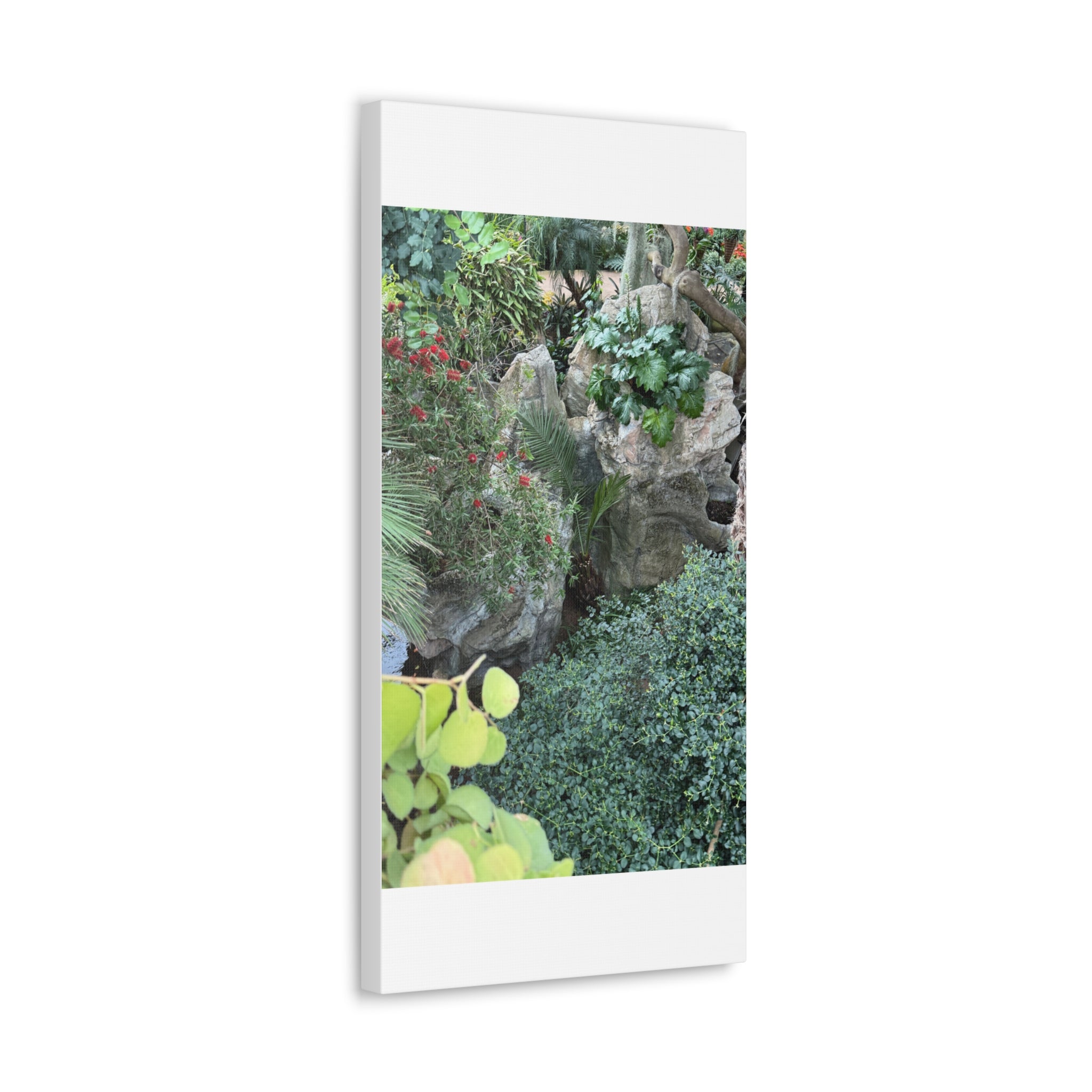 Canvas Wall Art, Tropical Garden Print, Home Decor, Botanical Artwork, Nature Lover Gift, Modern Interior Design