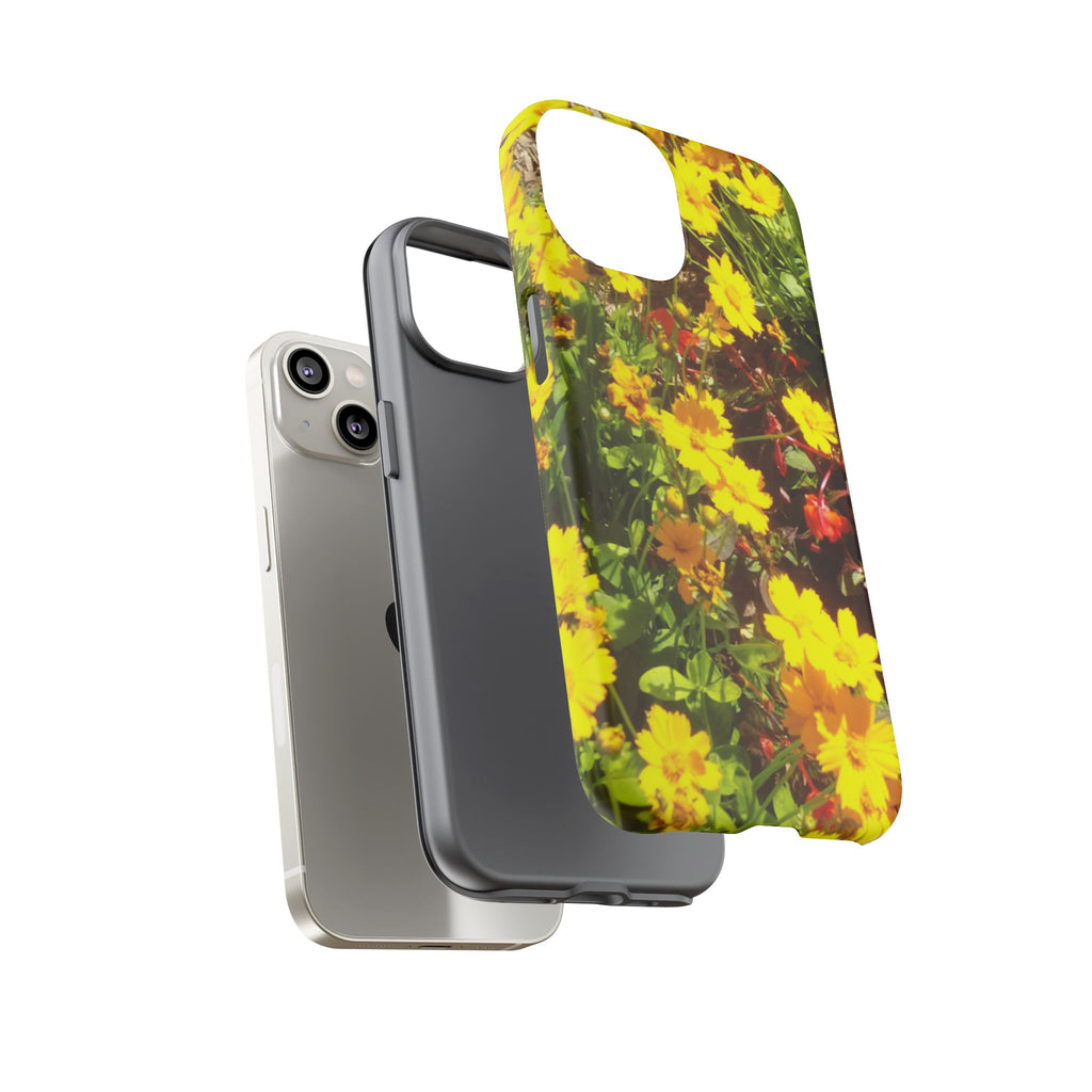 Floral Phone Case - Tough Cases with Vibrant Yellow Flowers, Protective Floral Cover, Spring Decor, Gift Idea for Nature Lovers, [...]
