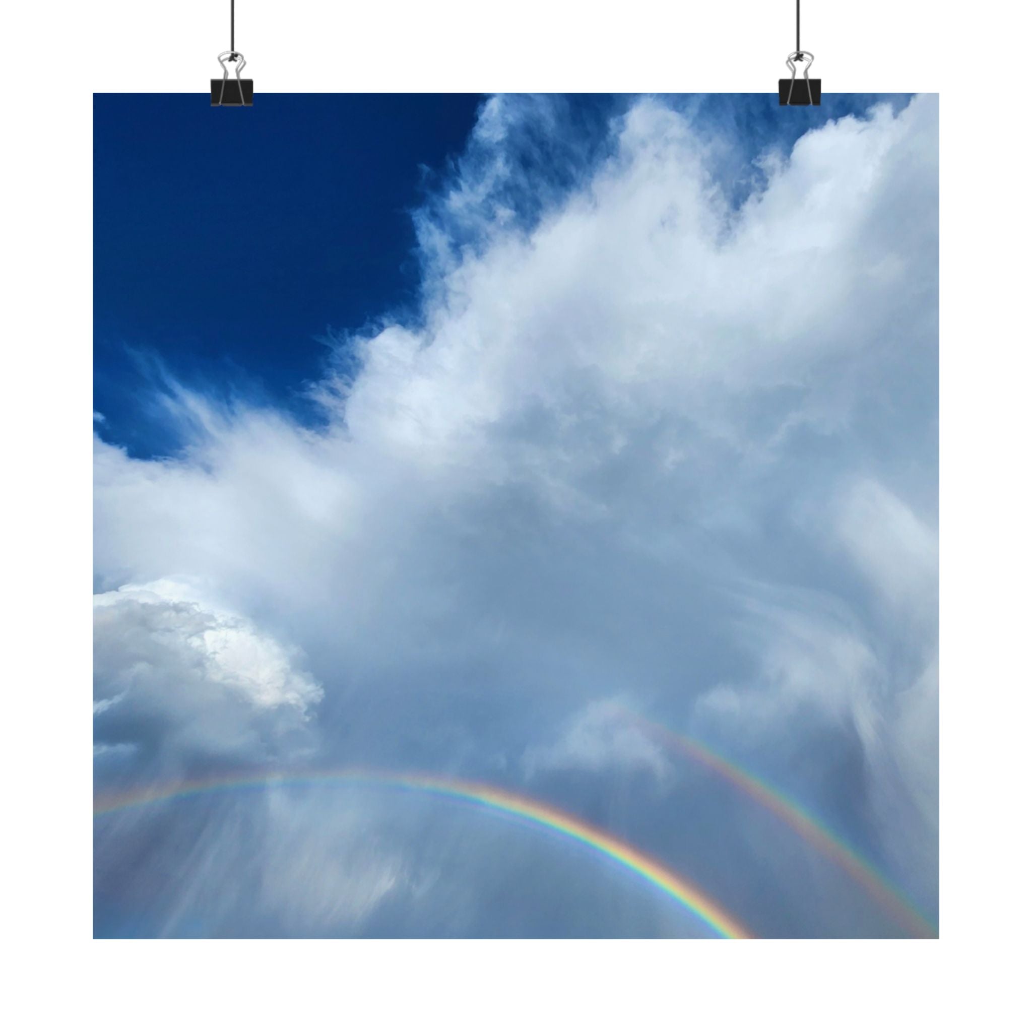 Rainbow Sky Matte Vertical Poster | Inspirational Wall Art, Home Decor, Gift for Nature Lovers, Office Decoration, Unique Artwork