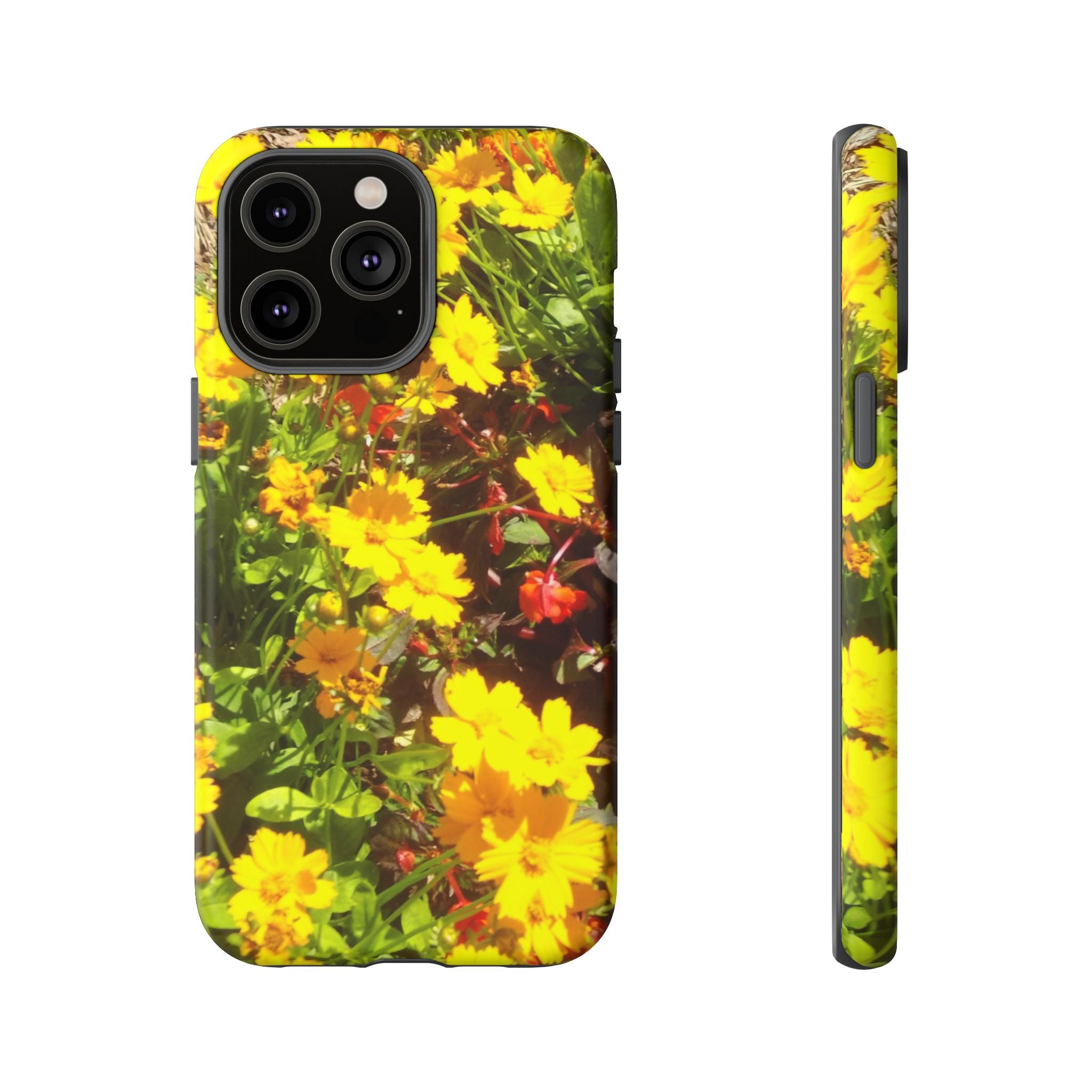 Floral Phone Case - Tough Cases with Vibrant Yellow Flowers, Protective Floral Cover, Spring Decor, Gift Idea for Nature Lovers, [...]